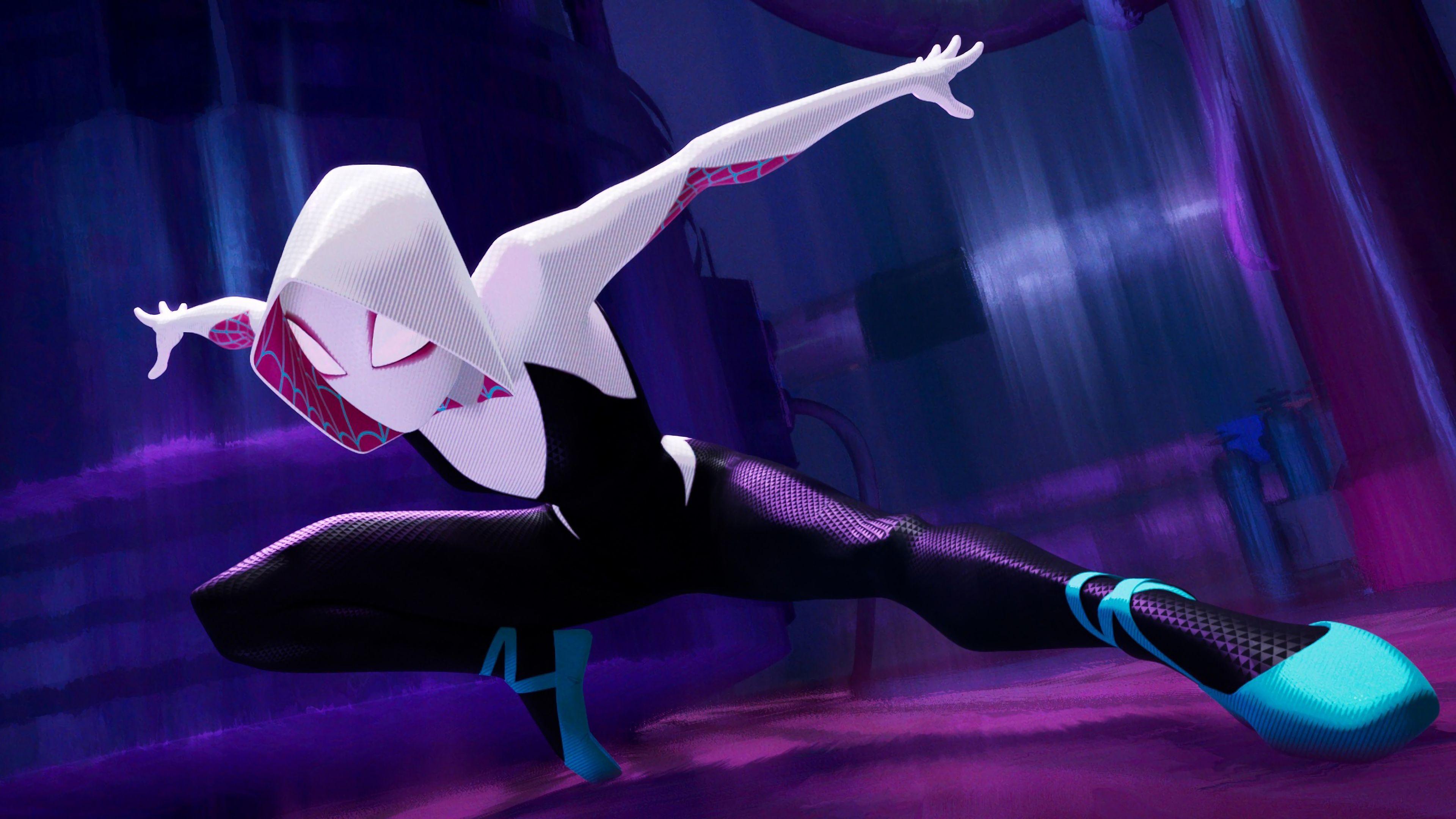 Gwen Stacy SpiderMan Into The Spider Verse Movie 4k, HD Movies, 4k