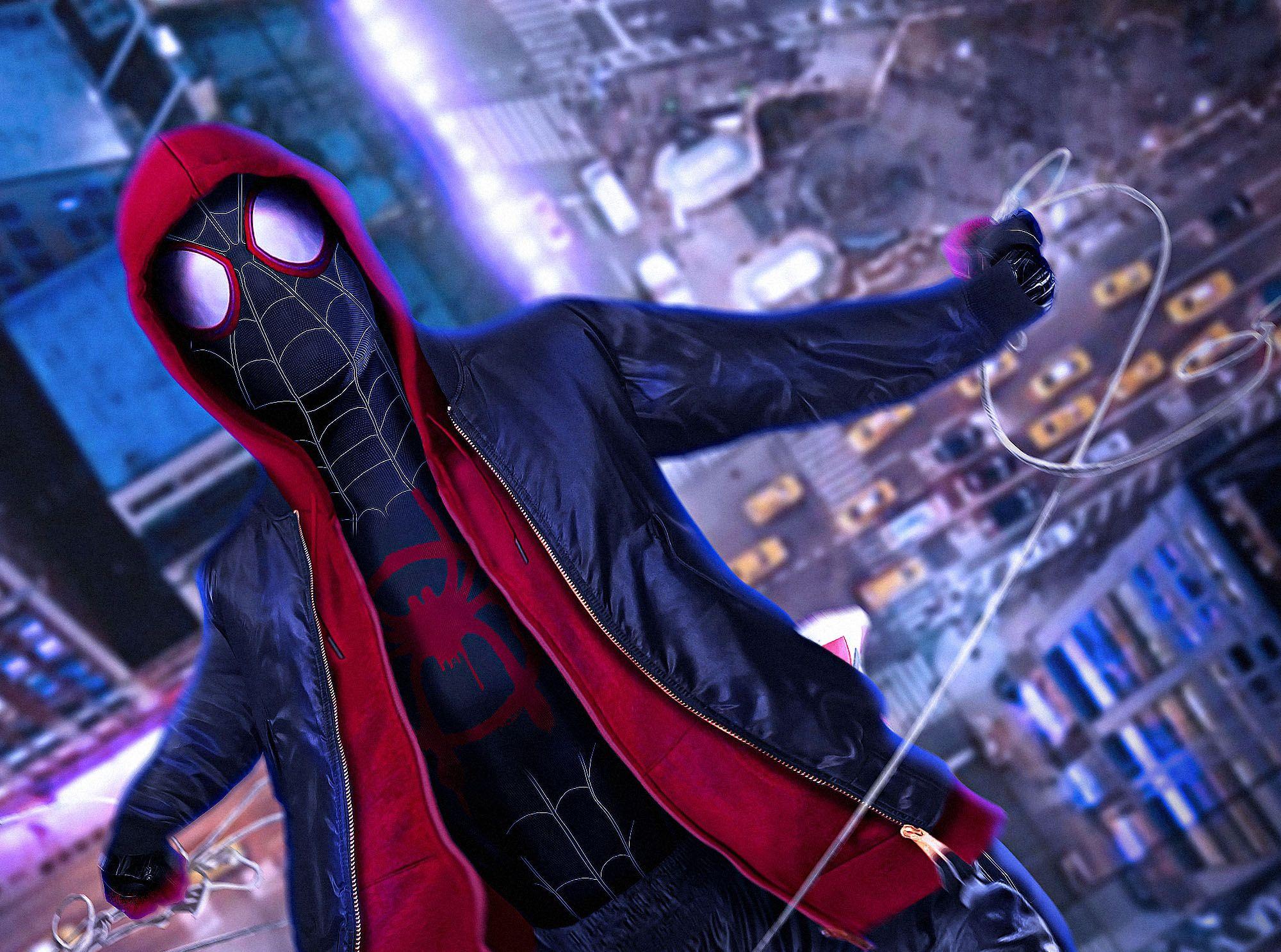 SpiderMan Into The Spider Verse Movie Cosplay, HD Movies, 4k
