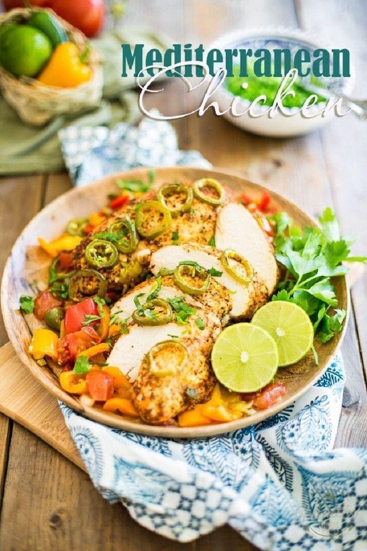 Mediterranean Chicken Keto Diet Menu iPhone Wallpaper