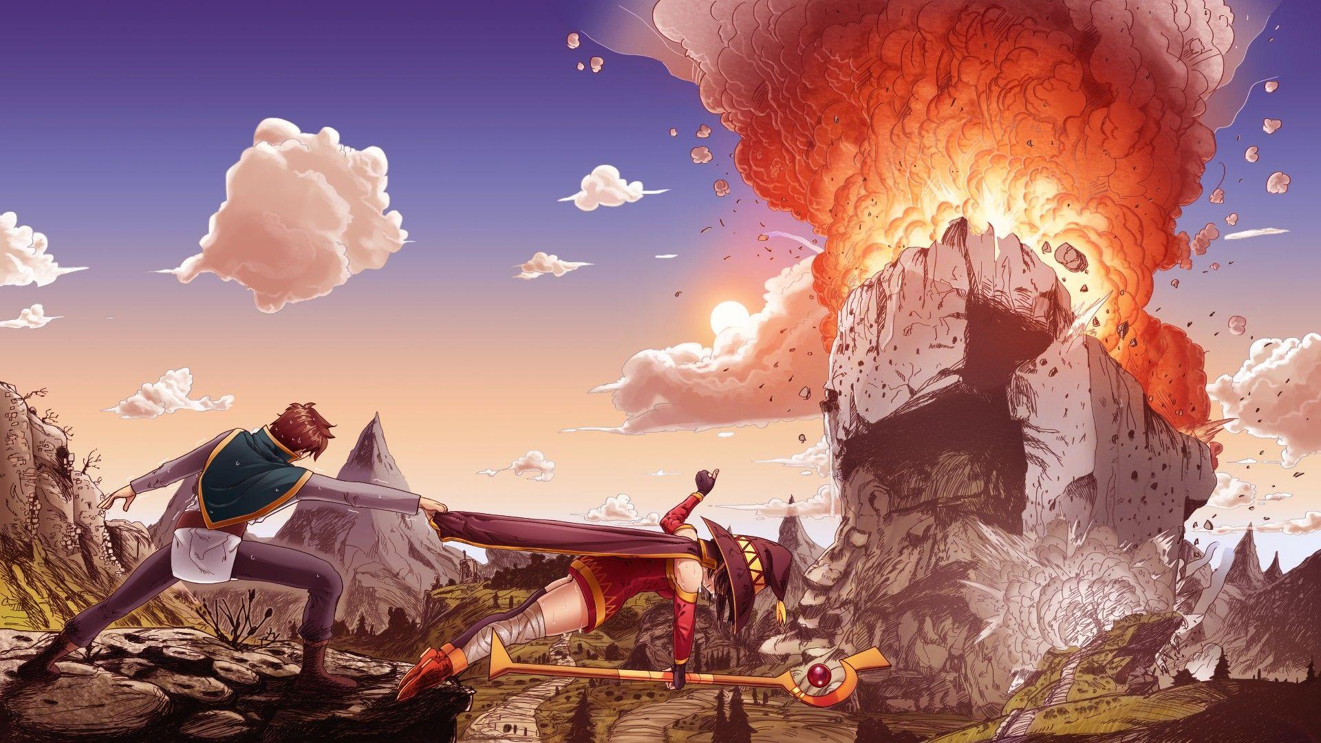 Kono Subarashii Sekai ni Shukufuku wo!, Megumin, Satō Kazuma Kono