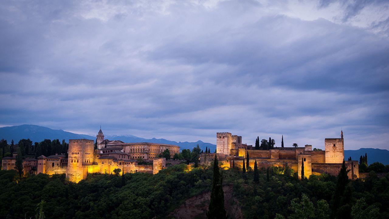 Wallpaper Spain Granada Alhambra Cities
