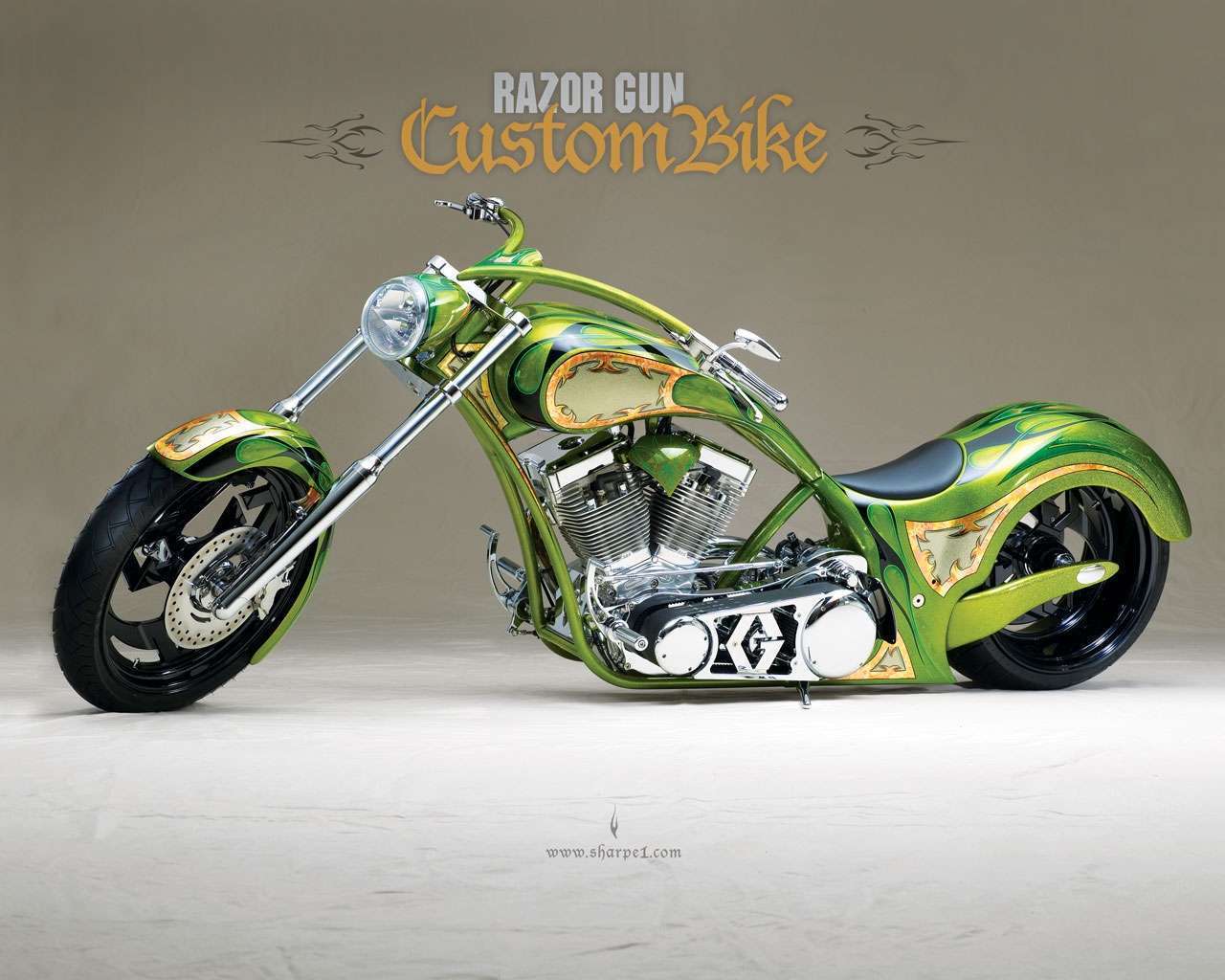 View Of Razor Gun Custom Bike Wallpaper, HD Car Wallpaper