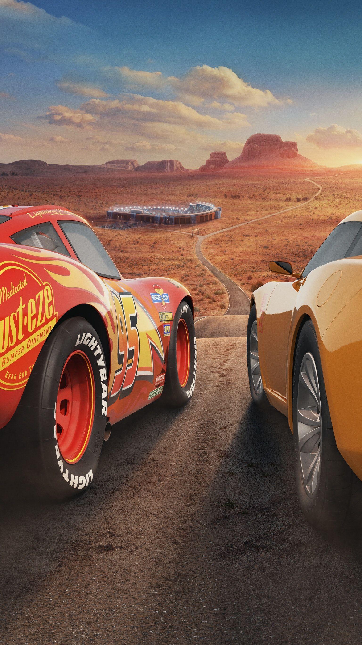 Cars 3 (2017) Phone Wallpaper. Moviemania. Disney cars wallpaper, Cars movie, Disney pixar cars
