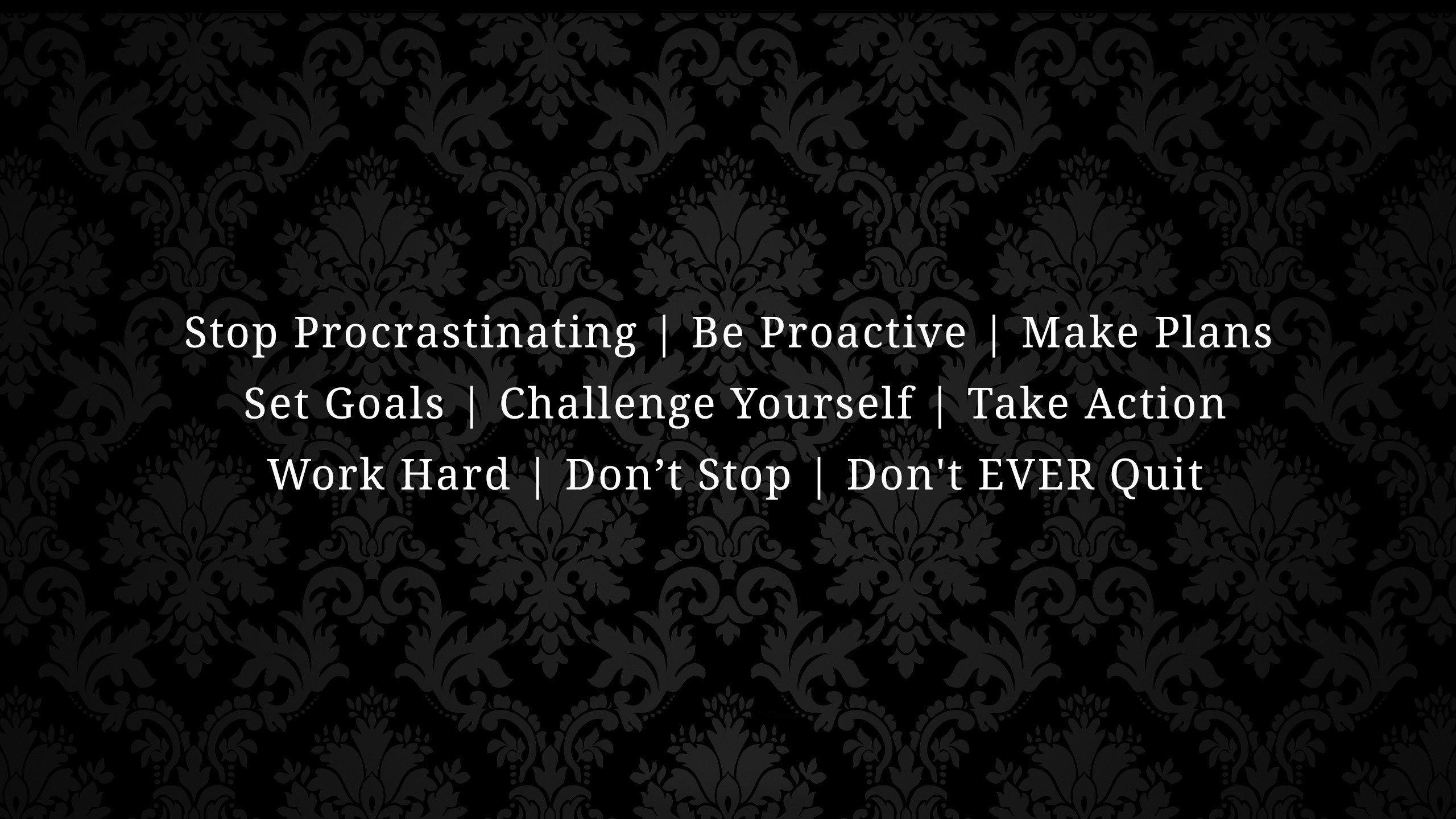 Motivational Background Black