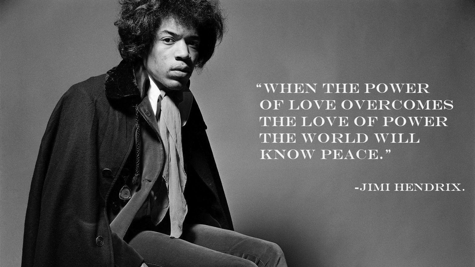 Jimi Hendrix Music Quotes Wallpaper