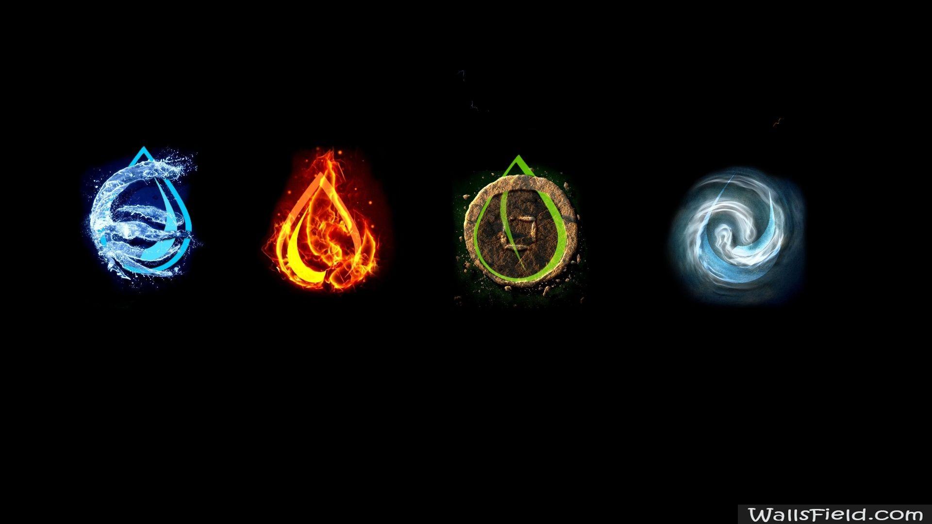4 elements symbols