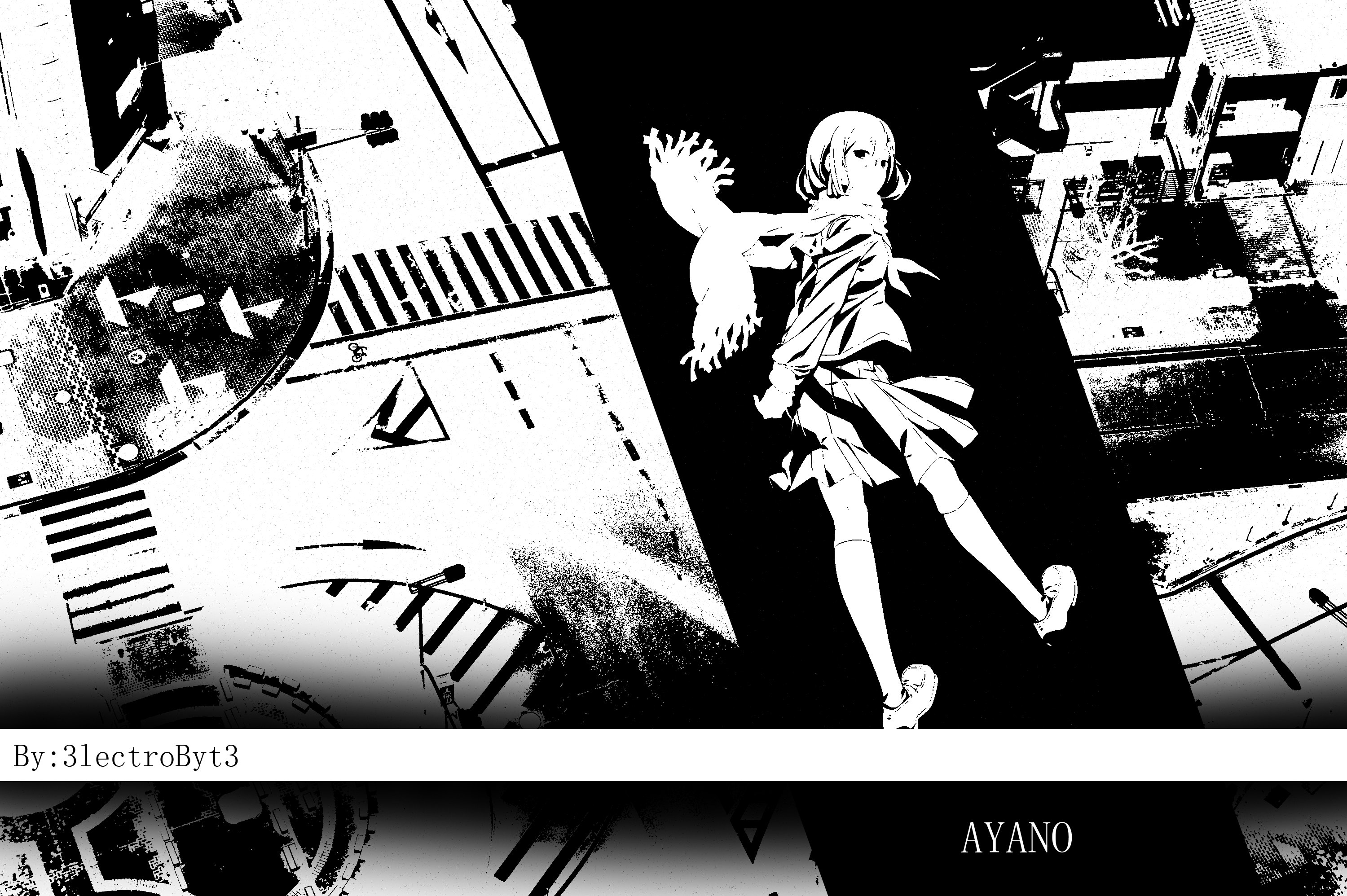 Mekaku City Actors Ayano Wallpaper attempt