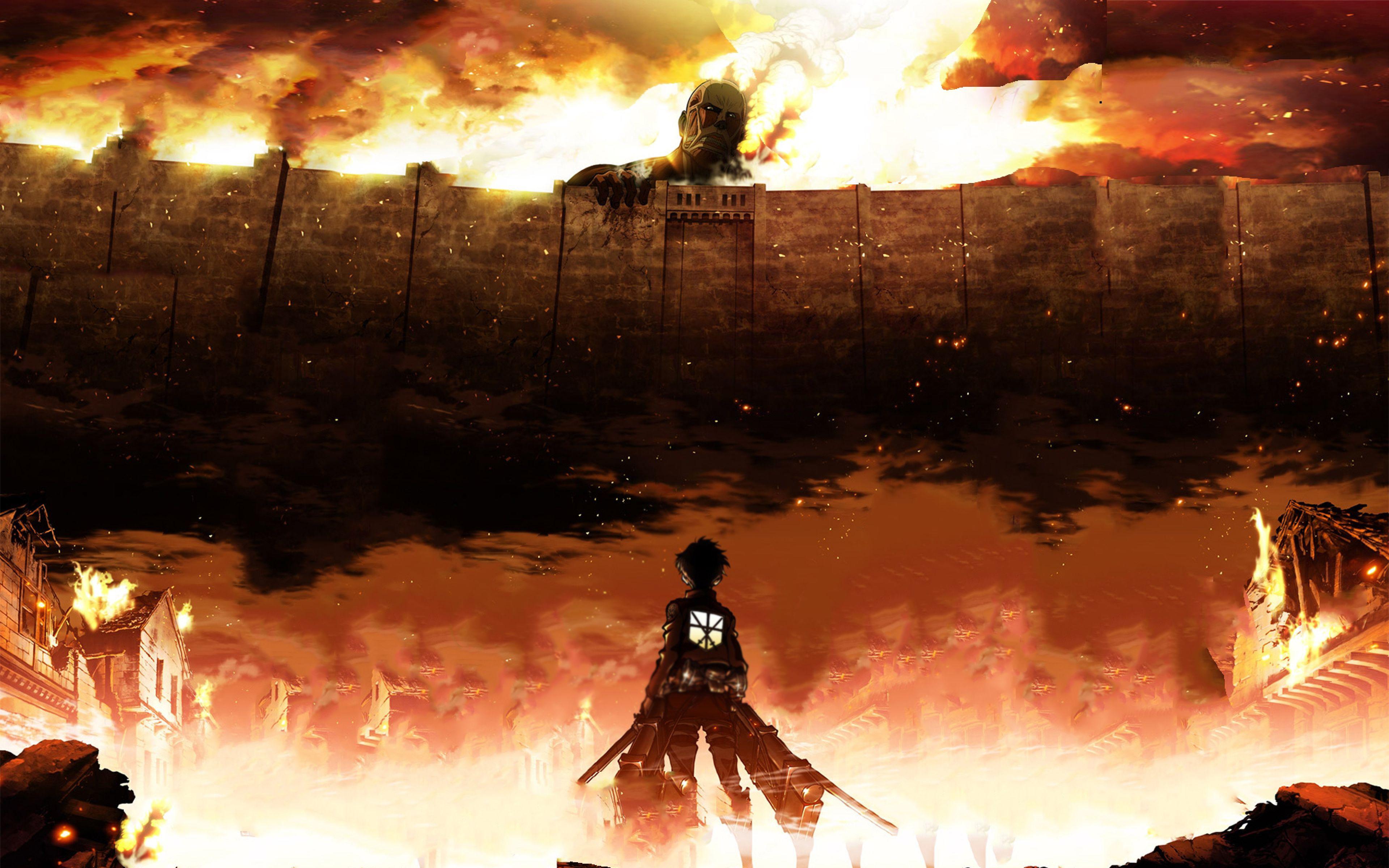 HD Background Attack On Titan Anime Series Wallpaper
