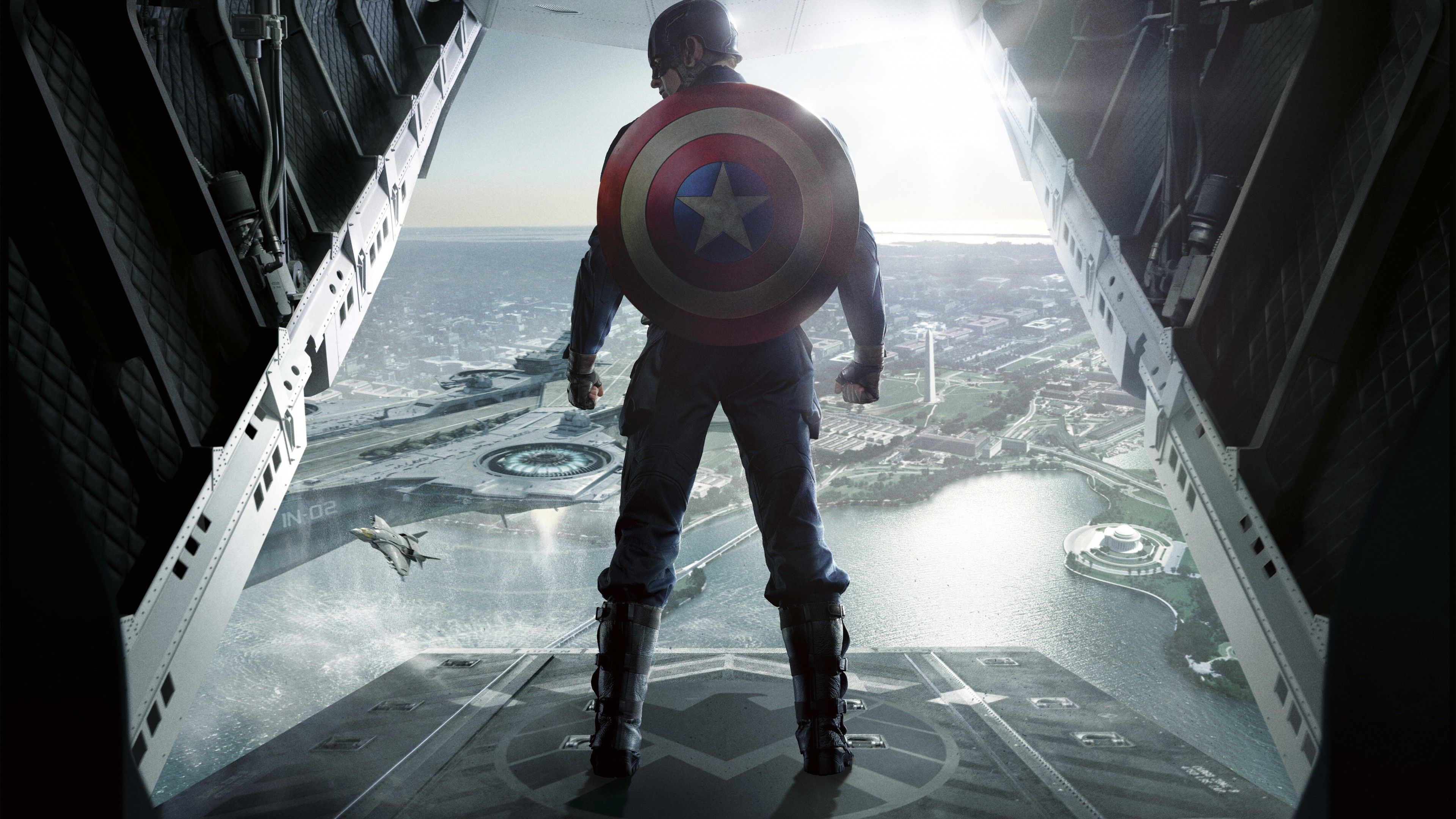 Wallpaper Captain America, The Winter Soldier, HD, 5K, Movies