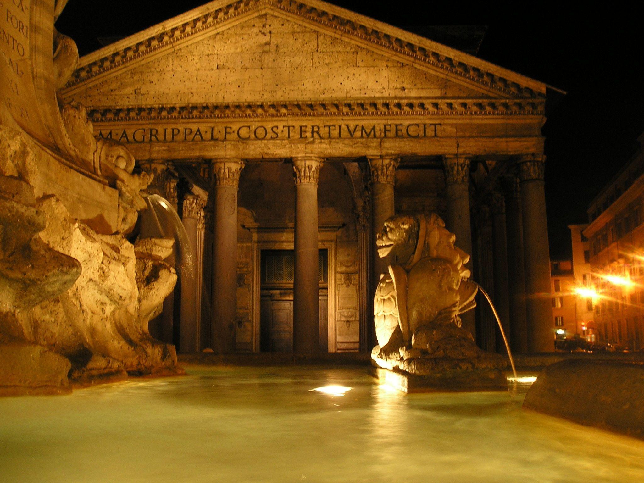 image of Roman Pantheon Wallpaper The - #CALTO