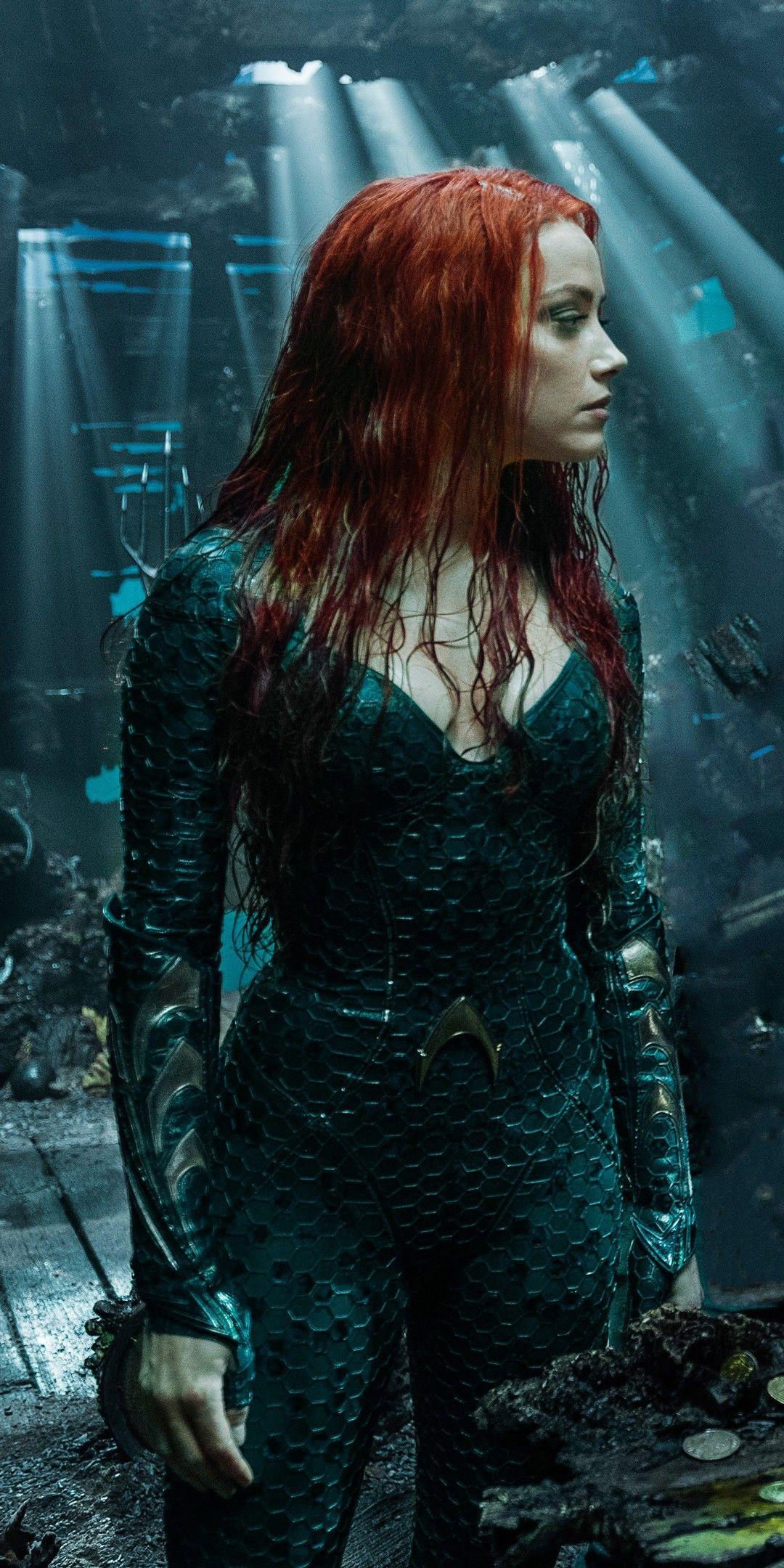 Arthur Curry And Amber Heard As Mera In Aquaman 2018 One