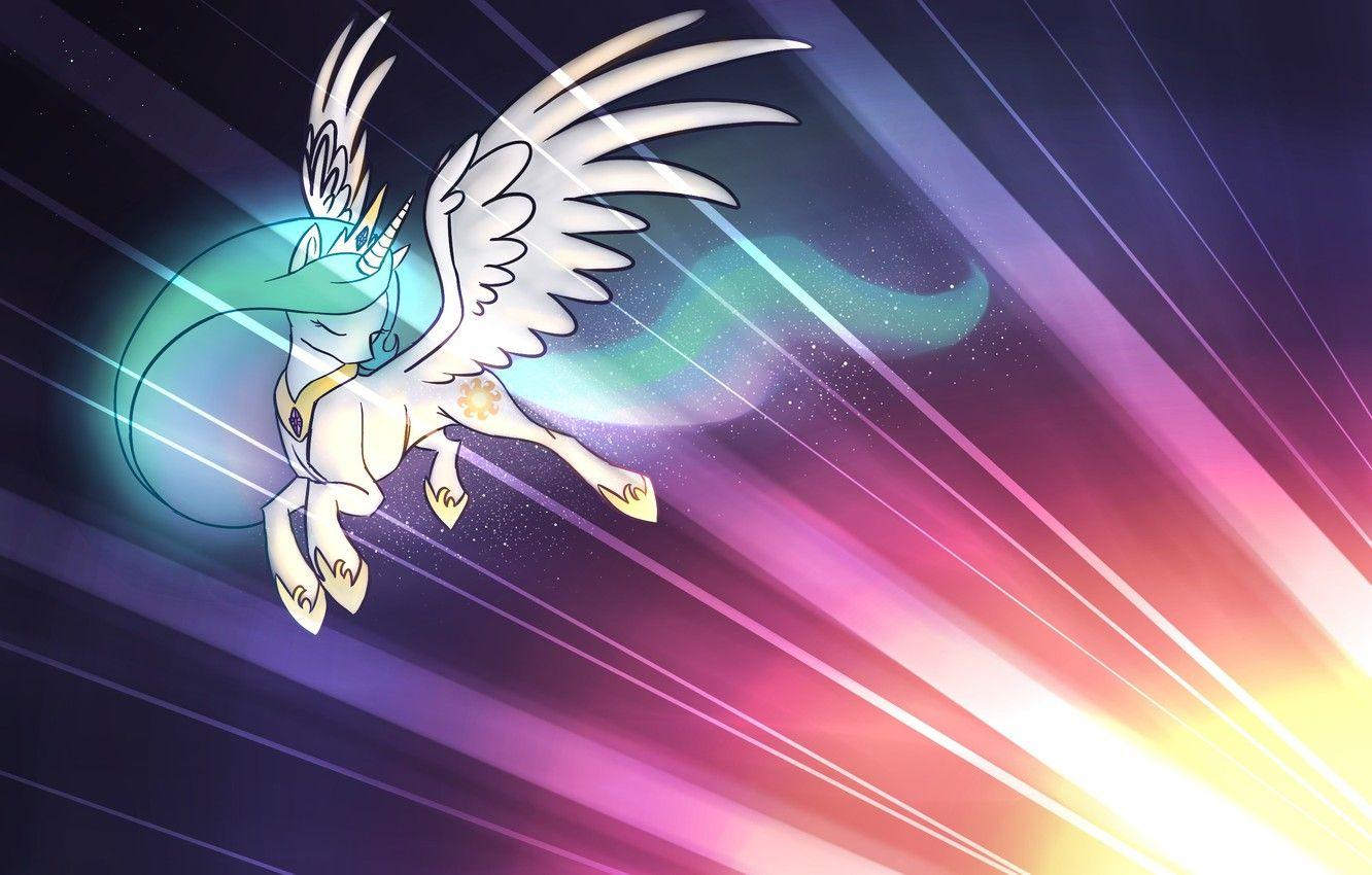 Wallpaper light, background, figure, my little pony, pony, mlp