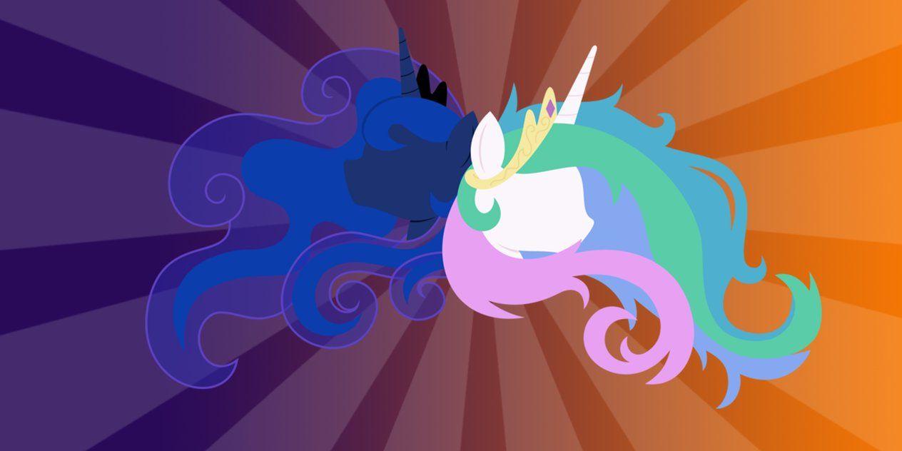 Group of Wallpaper Luna Celestia By