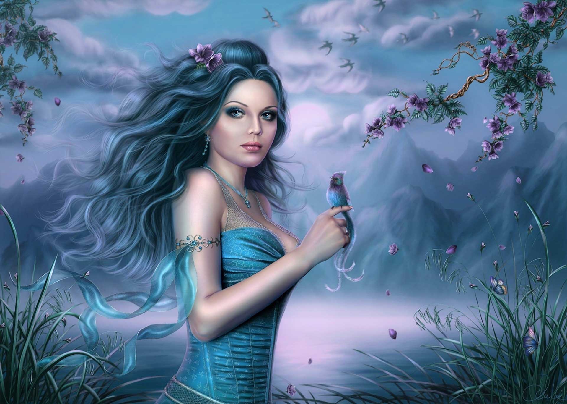 3d Fantasy Girl Wallpapers : Cute Animated Girls Wallpapers