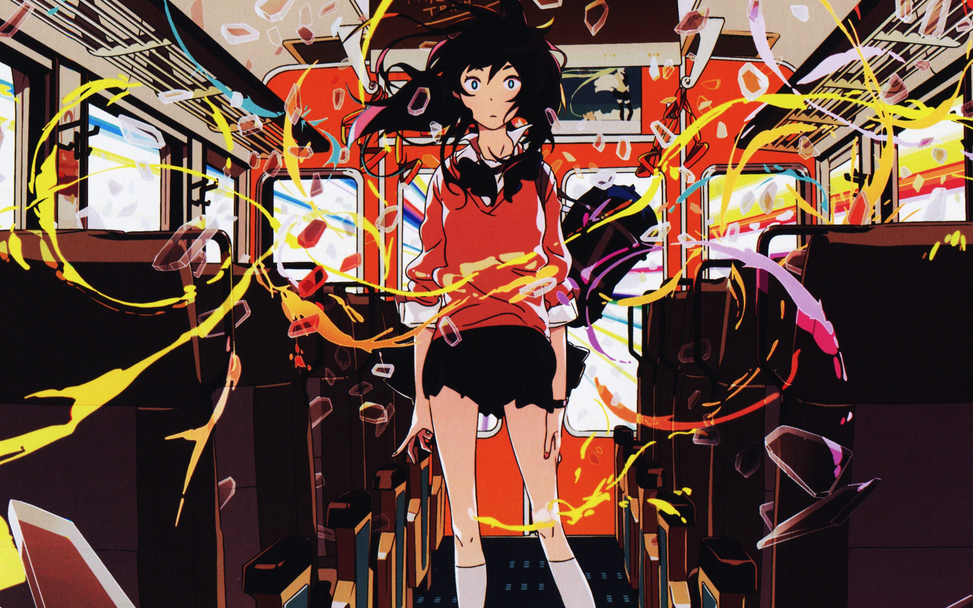 Anime Art Cartoon Illustration Art Girl Wallpaper