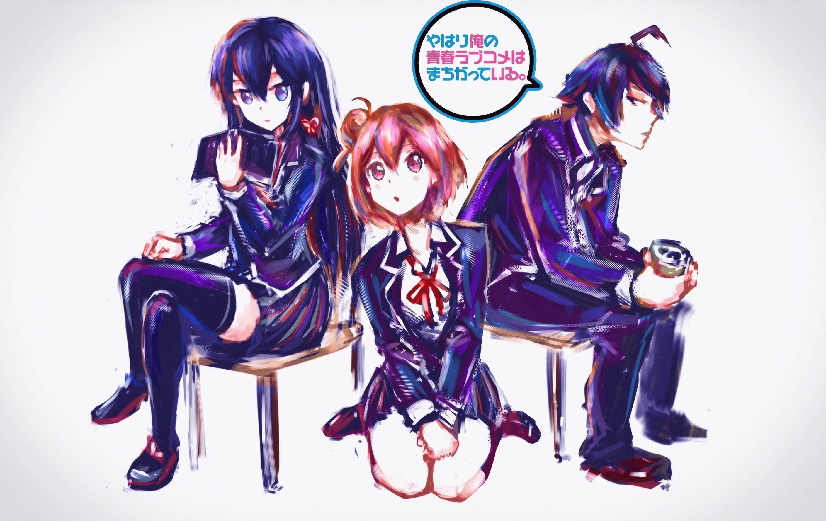 Hikigaya Hachiman Yukino Yukinoshita Yui Yuigahama Hikigaya Hachiman