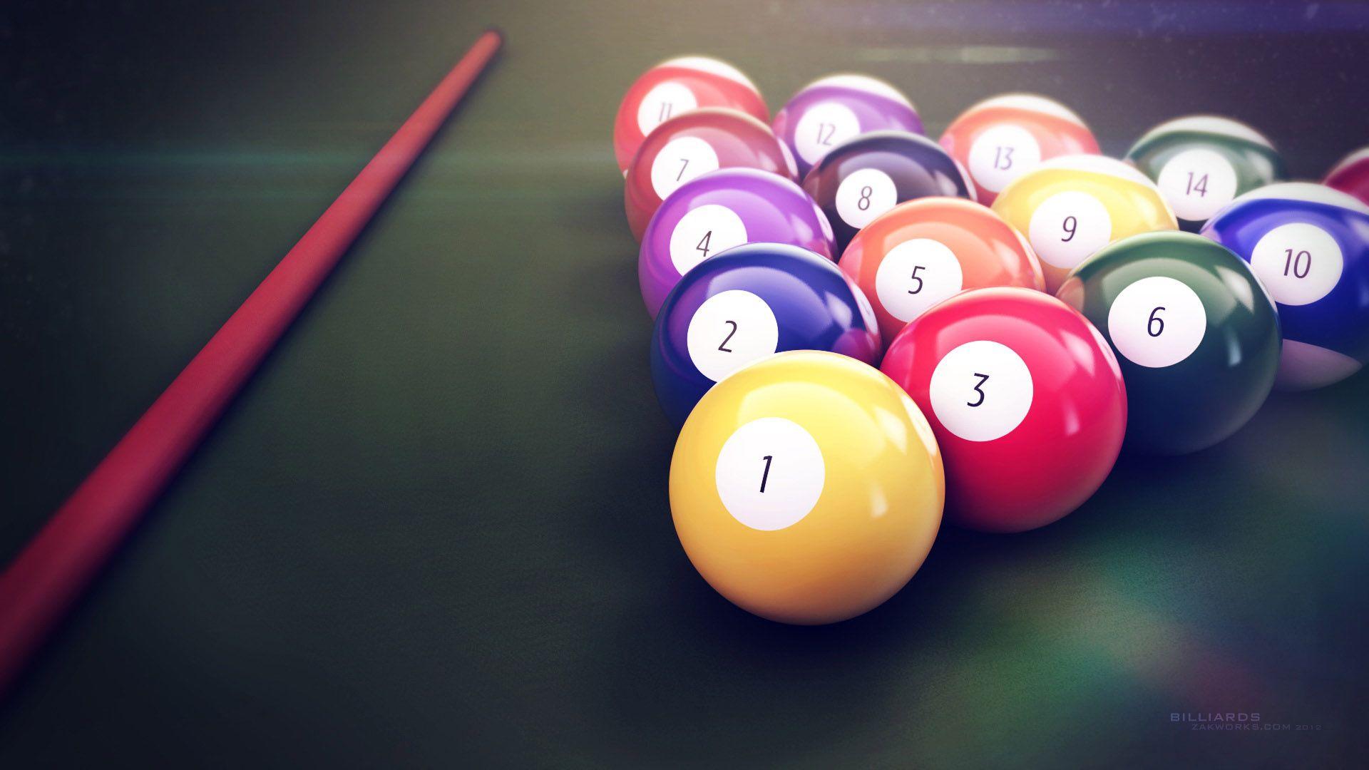 Pool Table Desktop Wallpaper