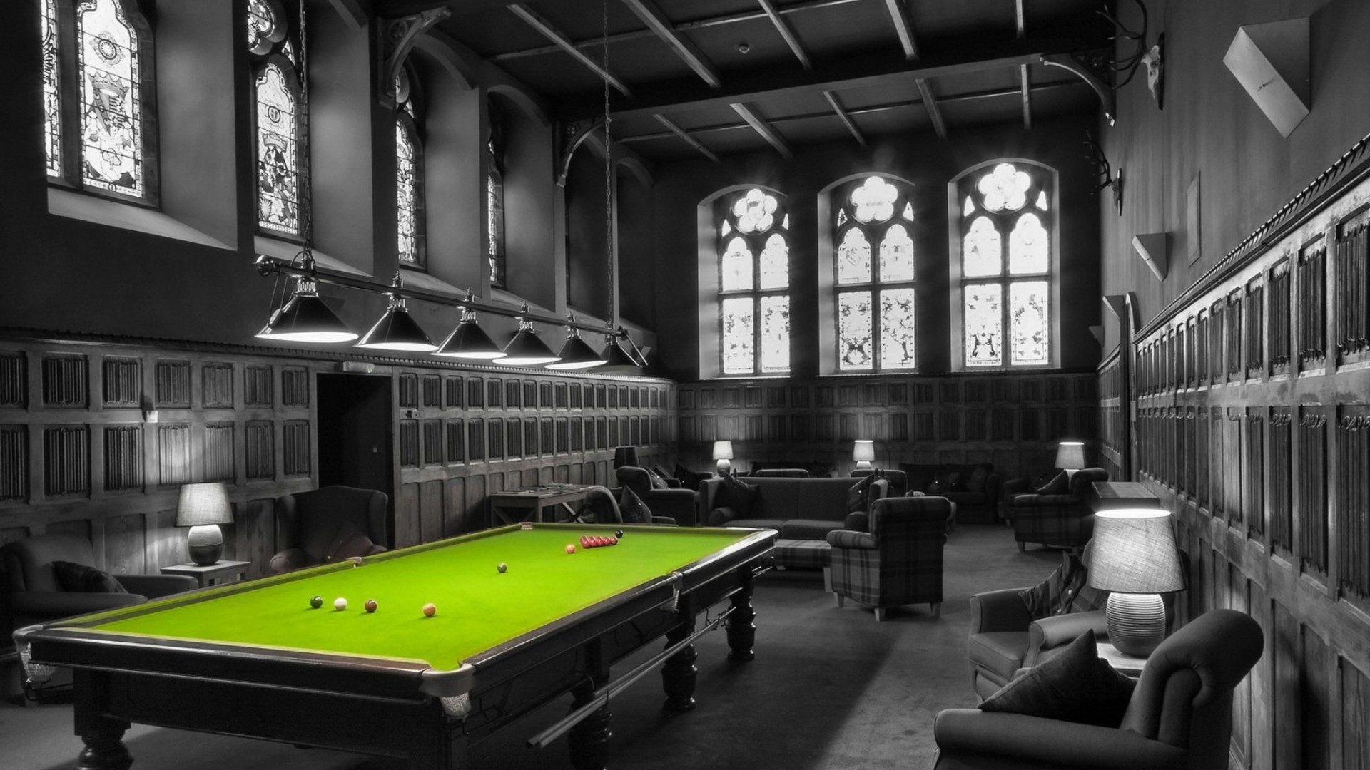 pool table room window interior wallpaper and background