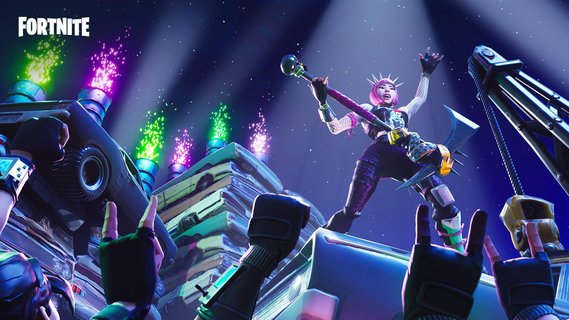 Fortnite Background Power Chord Wallpaper and Free Stock