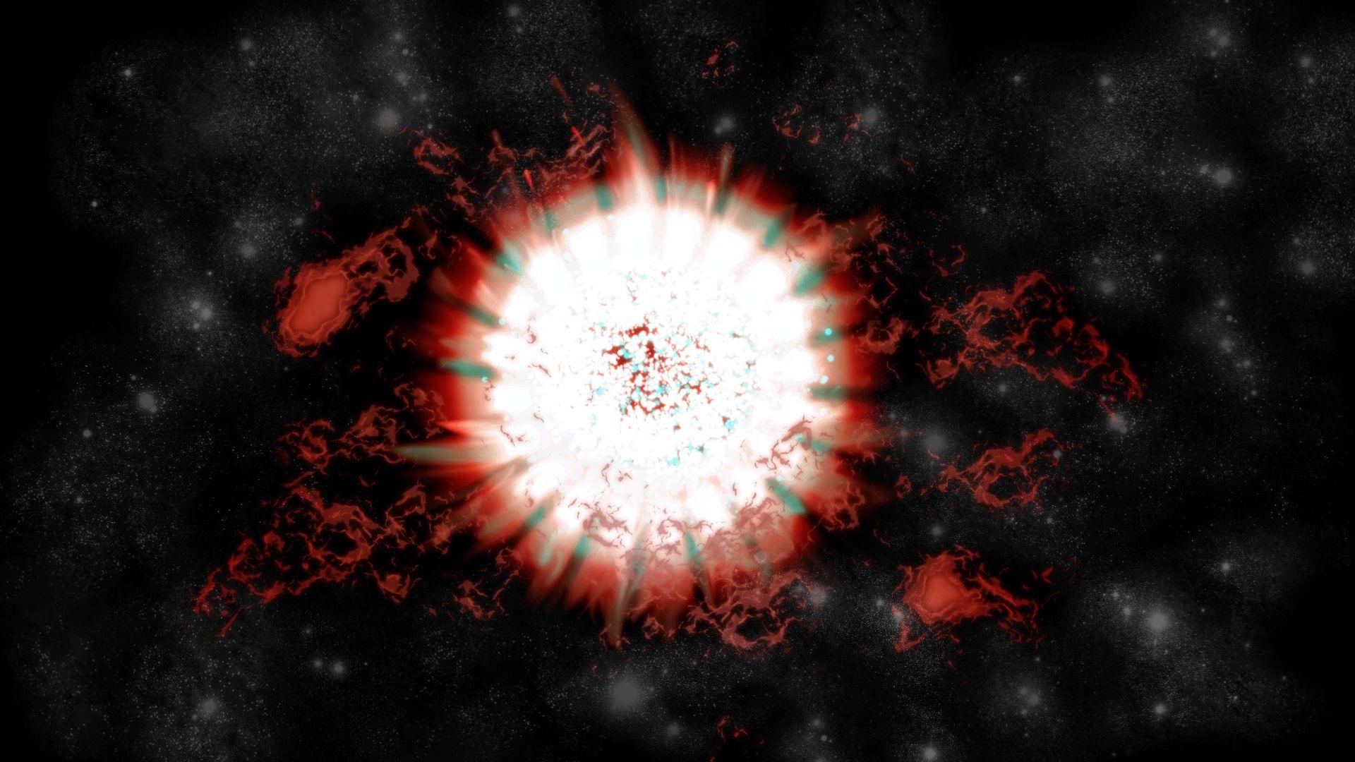 Beautiful Red Supernova Light Picture 5115 Wallpaper
