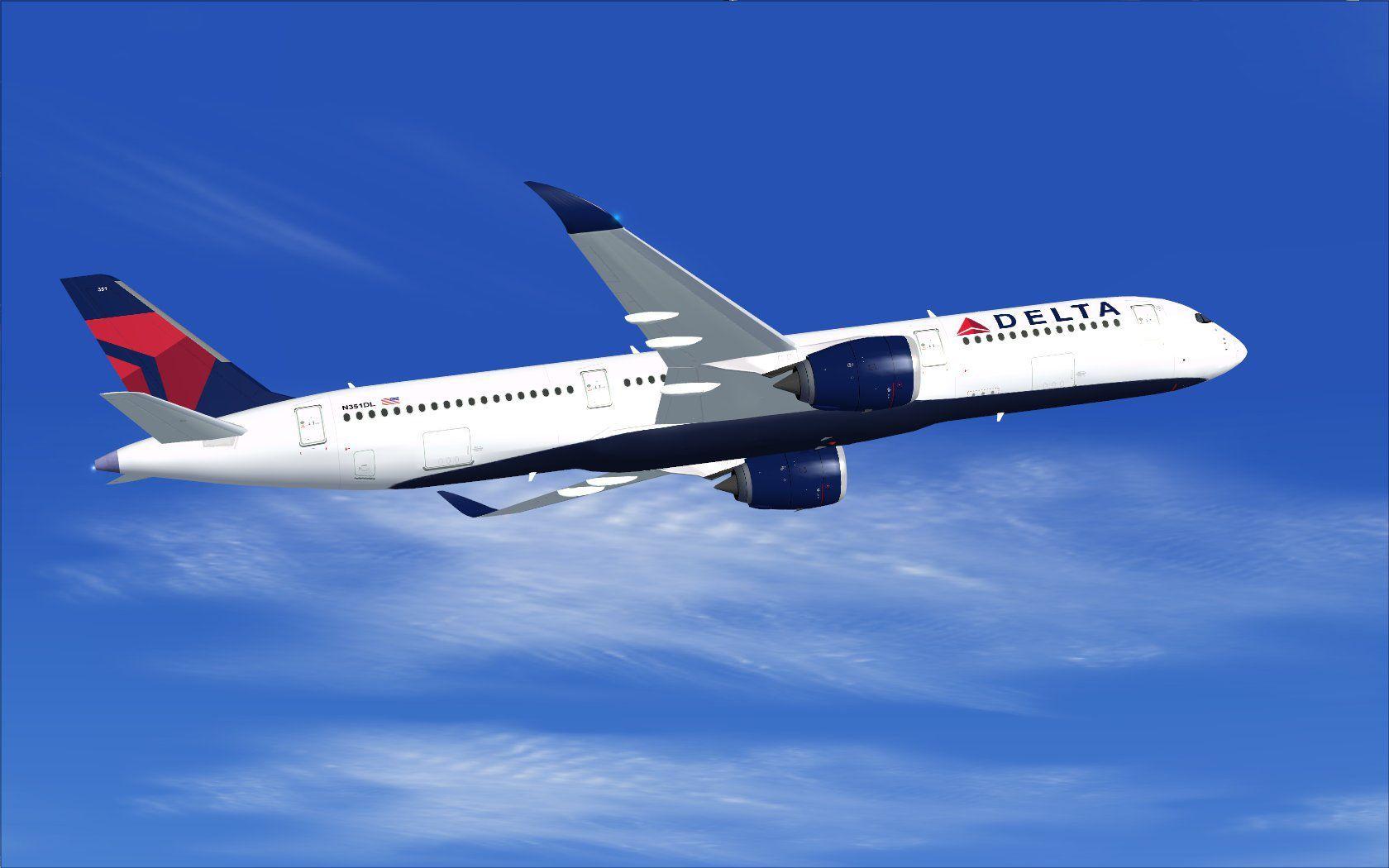 Delta Airlines Airbus A350 900 V4