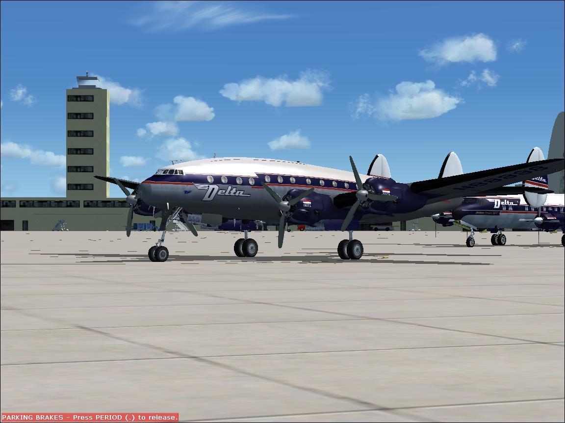 Delta Airlines Lockheed L 049 N88868 For FS2004