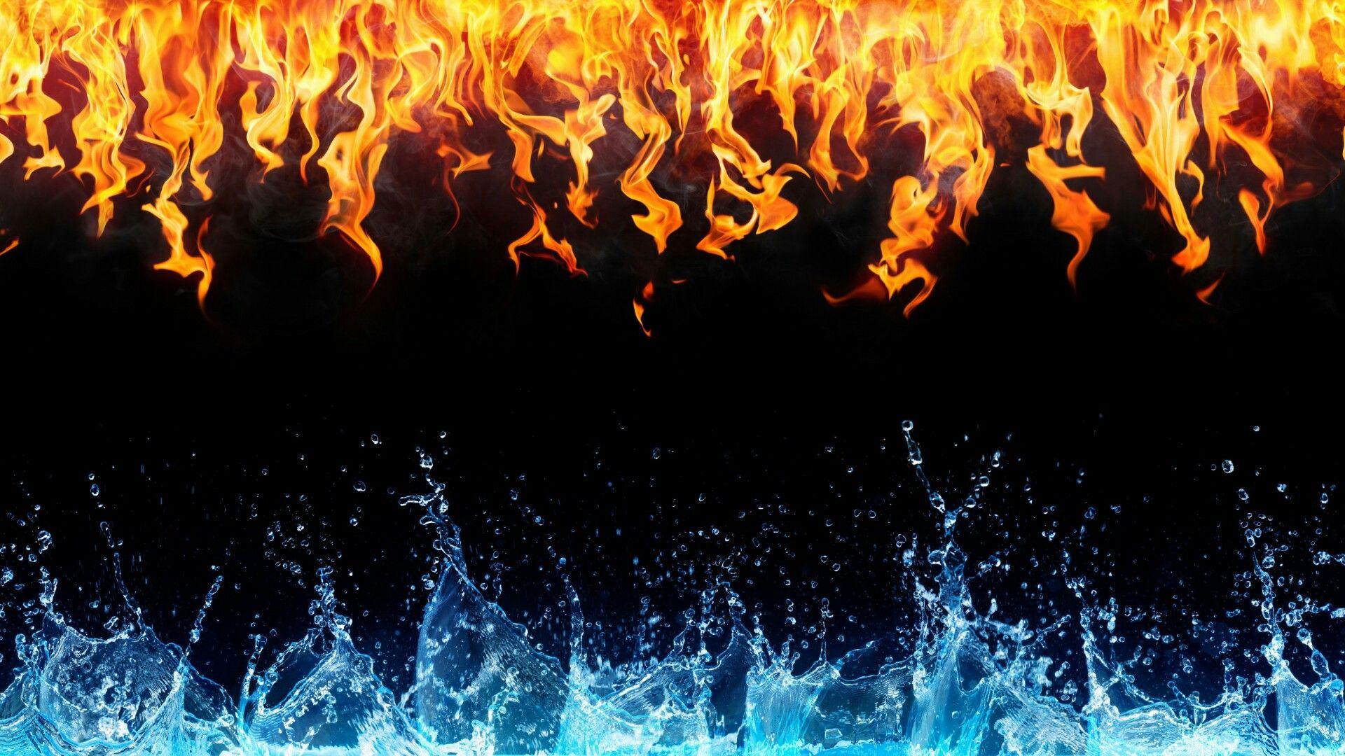 Water & Fire HD Wallpaper. Wallpaper Studio 10. Tens of thousands