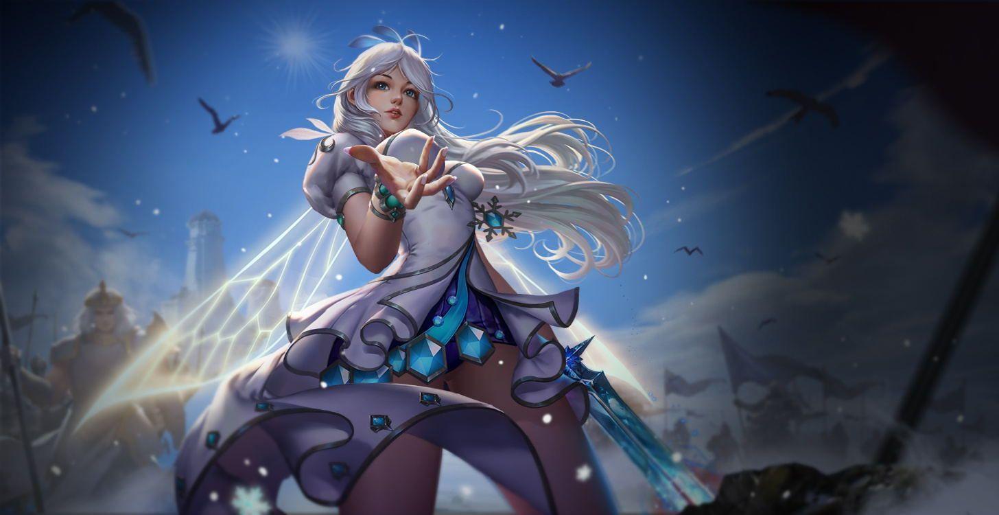 Mulan snowflake. Heroes Evolved Mobile. Hero, Fantasy