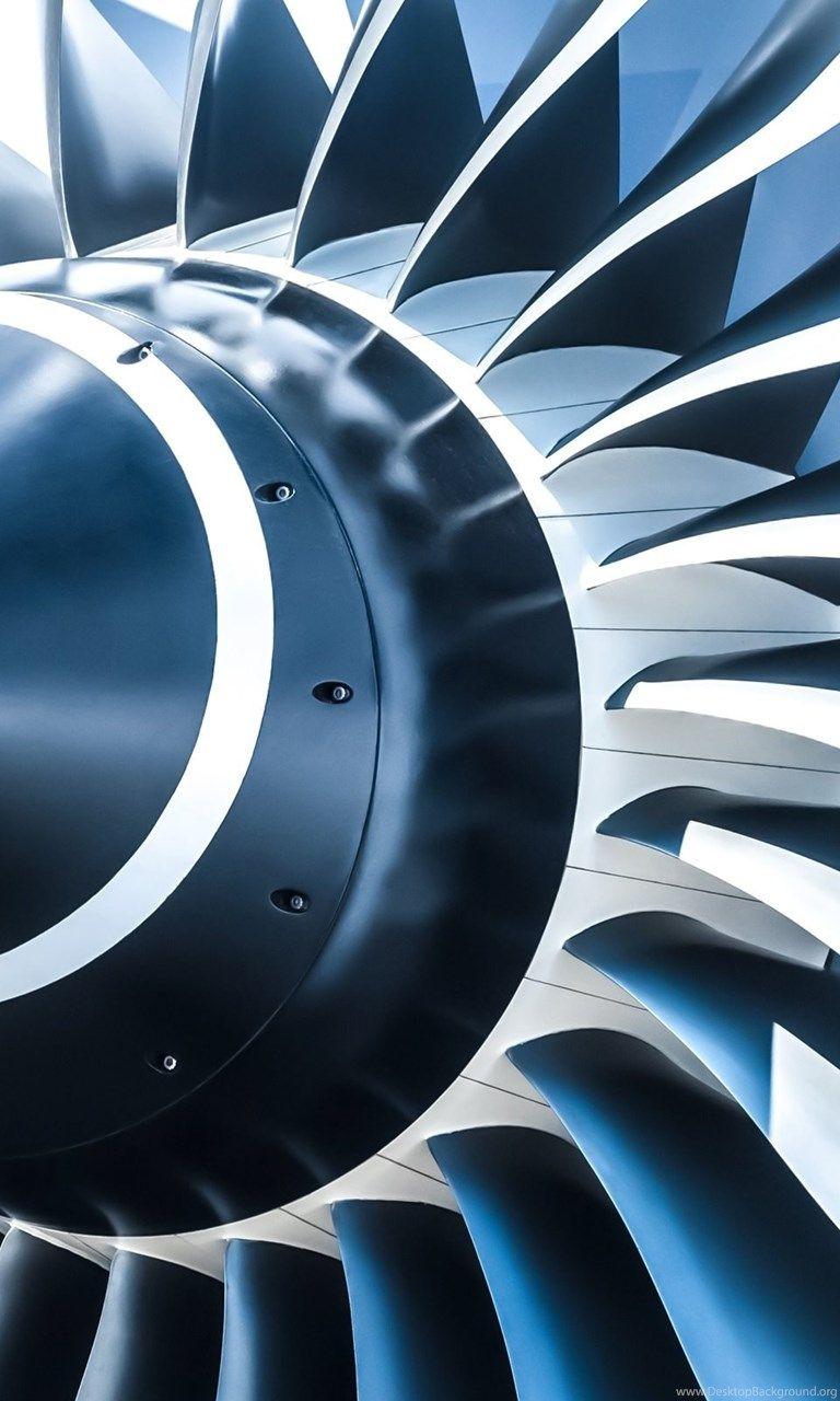 Custom Resize Turboprop, Jet, Engine, Aircraft, 3D Wallpaper