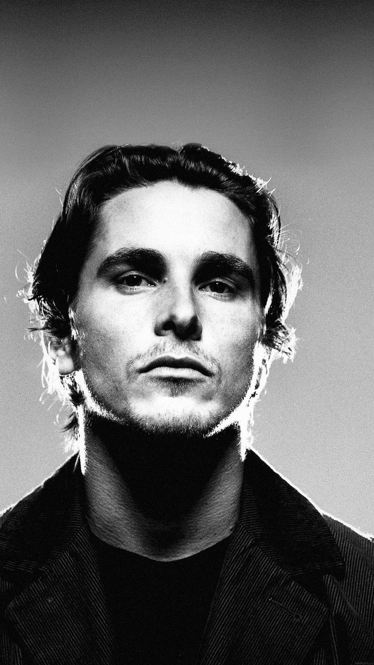 Wallpaper Christian Bale Film Face for iPhone