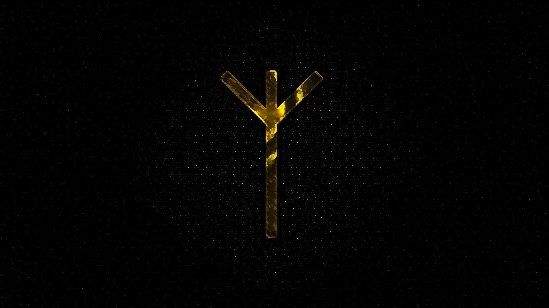 Viking Symbols Wallpaper