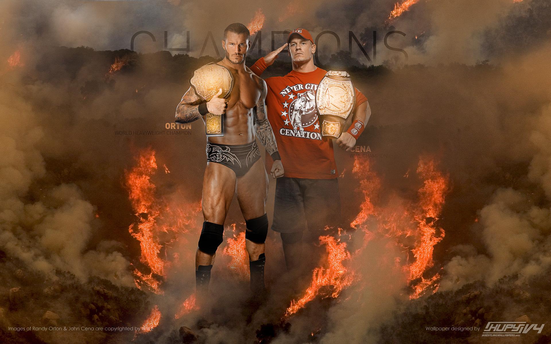 NEW Randy Orton and John Cena wallpaper! Wrestling Wallpaper