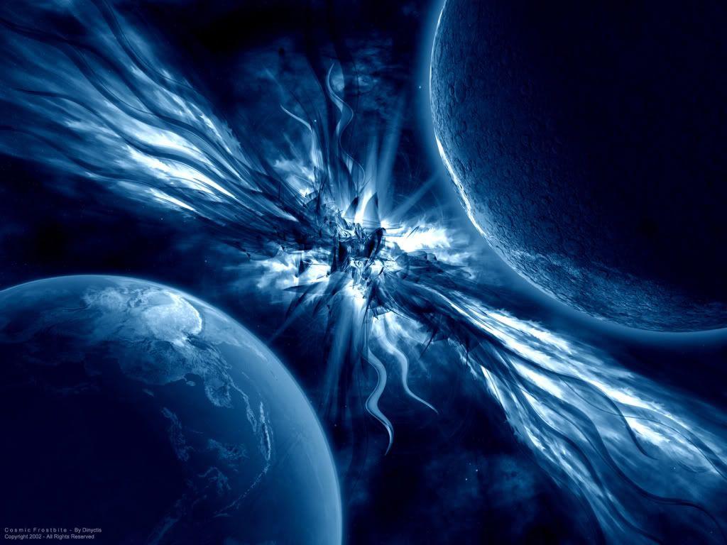 Picture of Blue Supernova Explosion HD