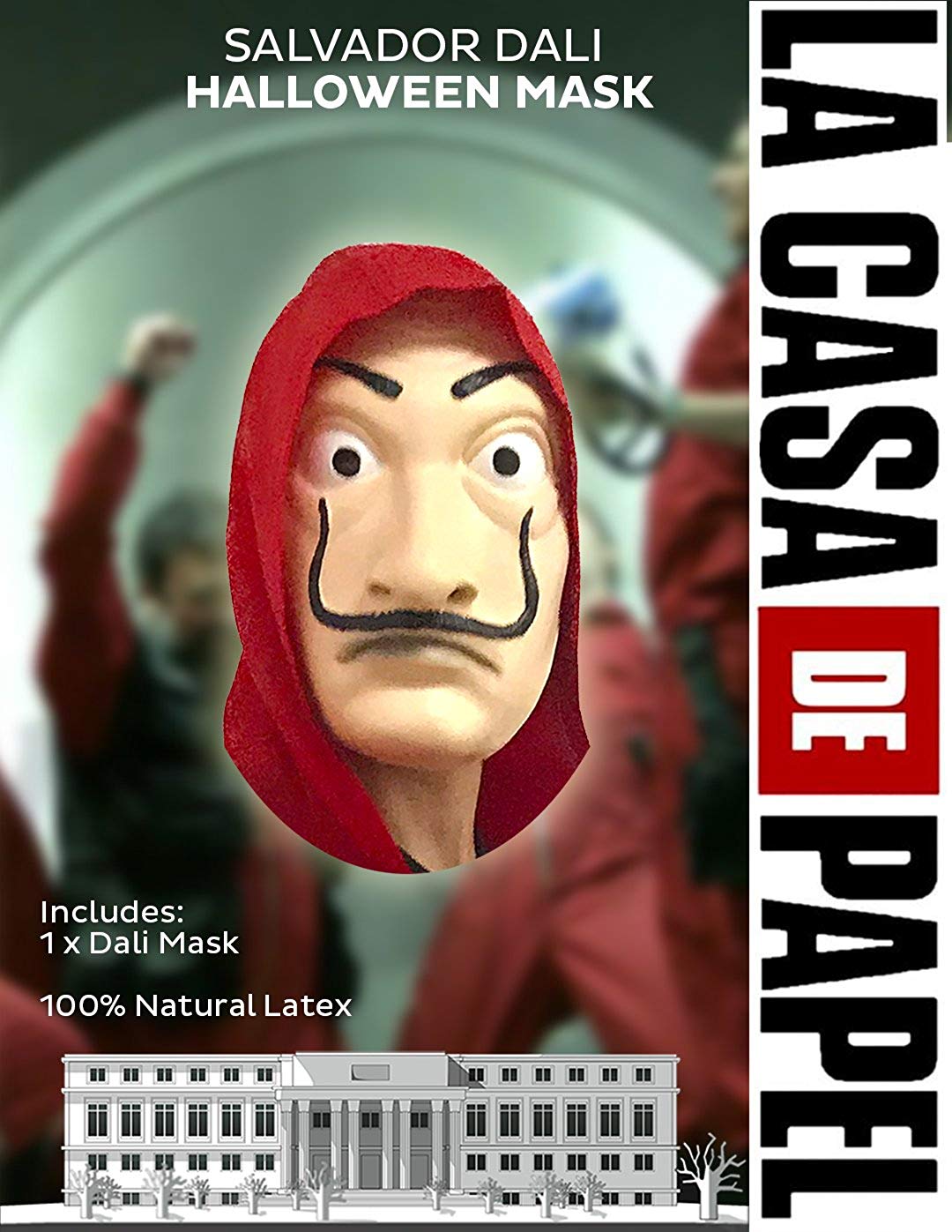 Dali Mask Salvador LA CASA De Papel. Money Heist