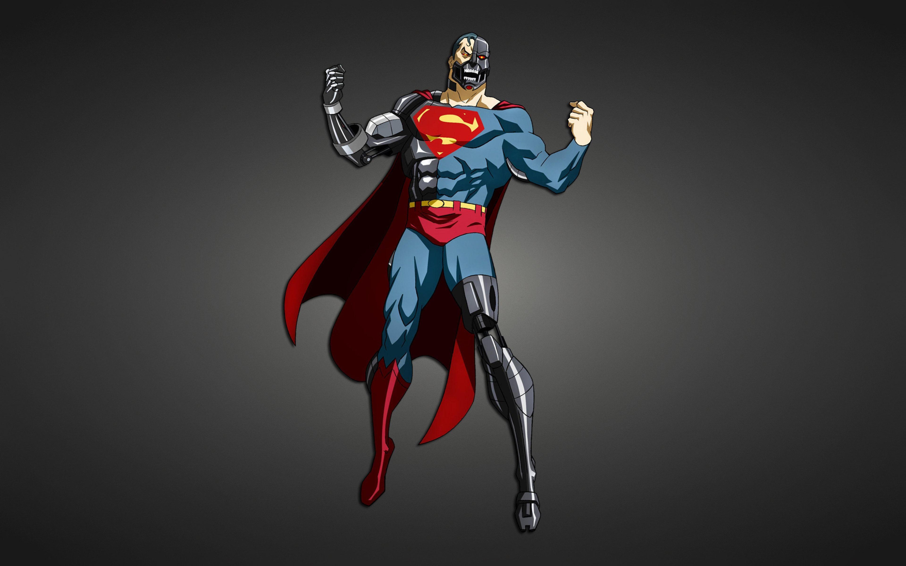 Superman Superhero Cyborg. The best wallpaper background
