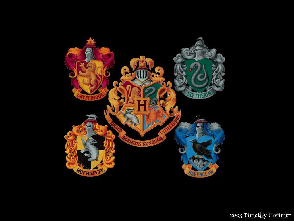 Hogwarts Wallpaper: Hogwarts Houses. Harry potter fan theories, Hogwarts, Harry potter houses
