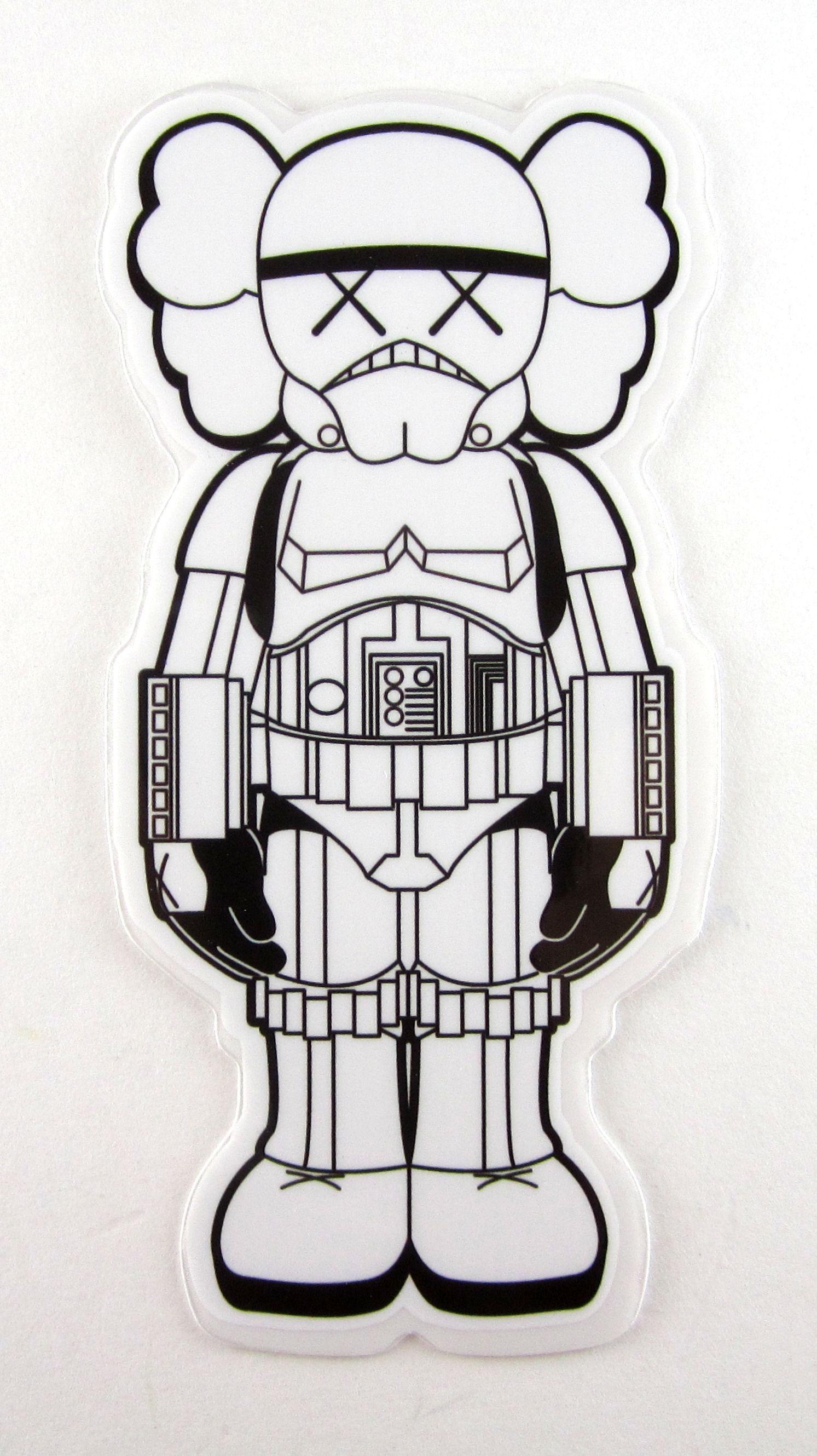 stormtrooper Companion sticker by KAWS Original Fake