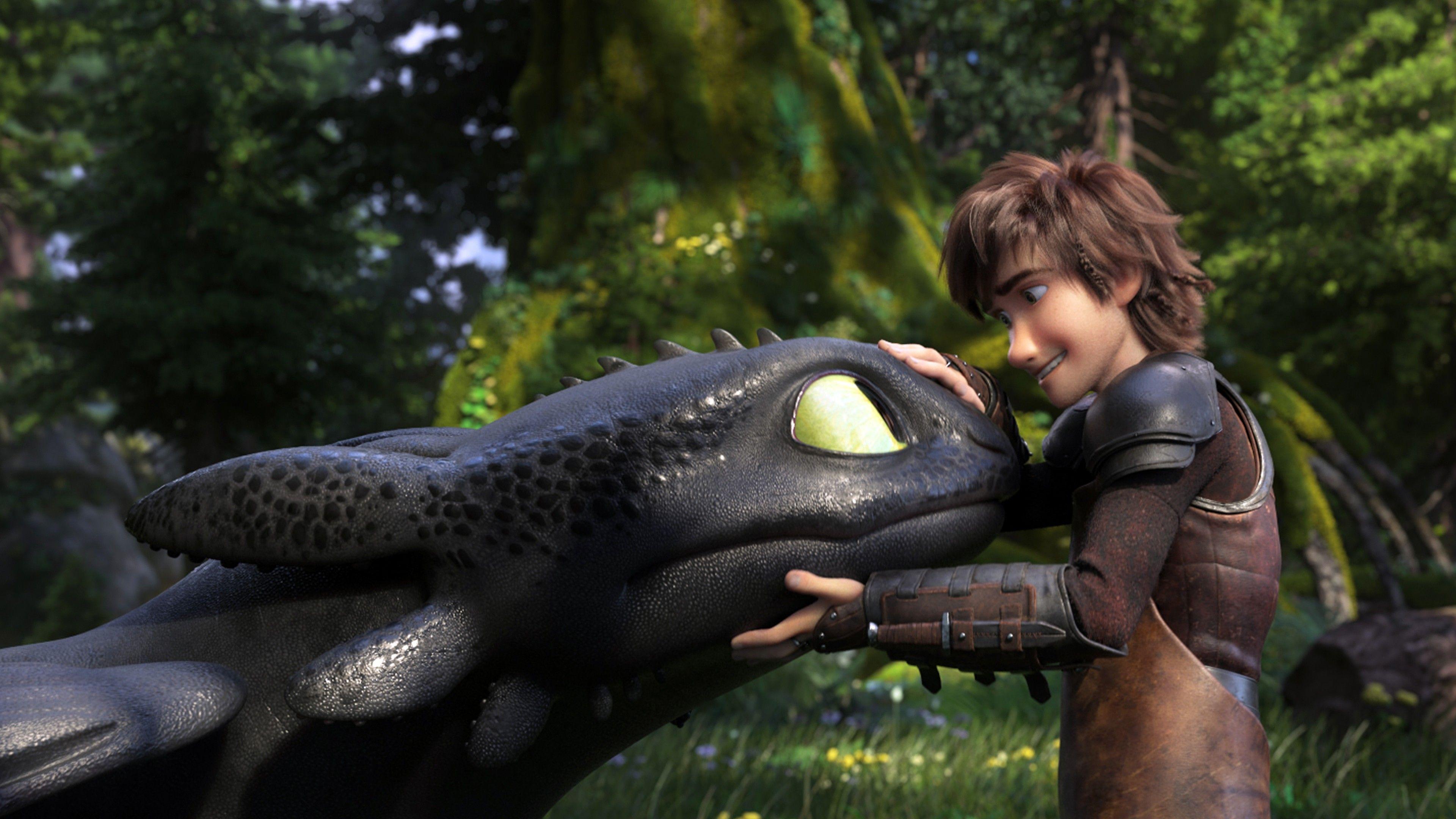 Wallpaper How to Train Your Dragon: The Hidden World, 4K, Movies