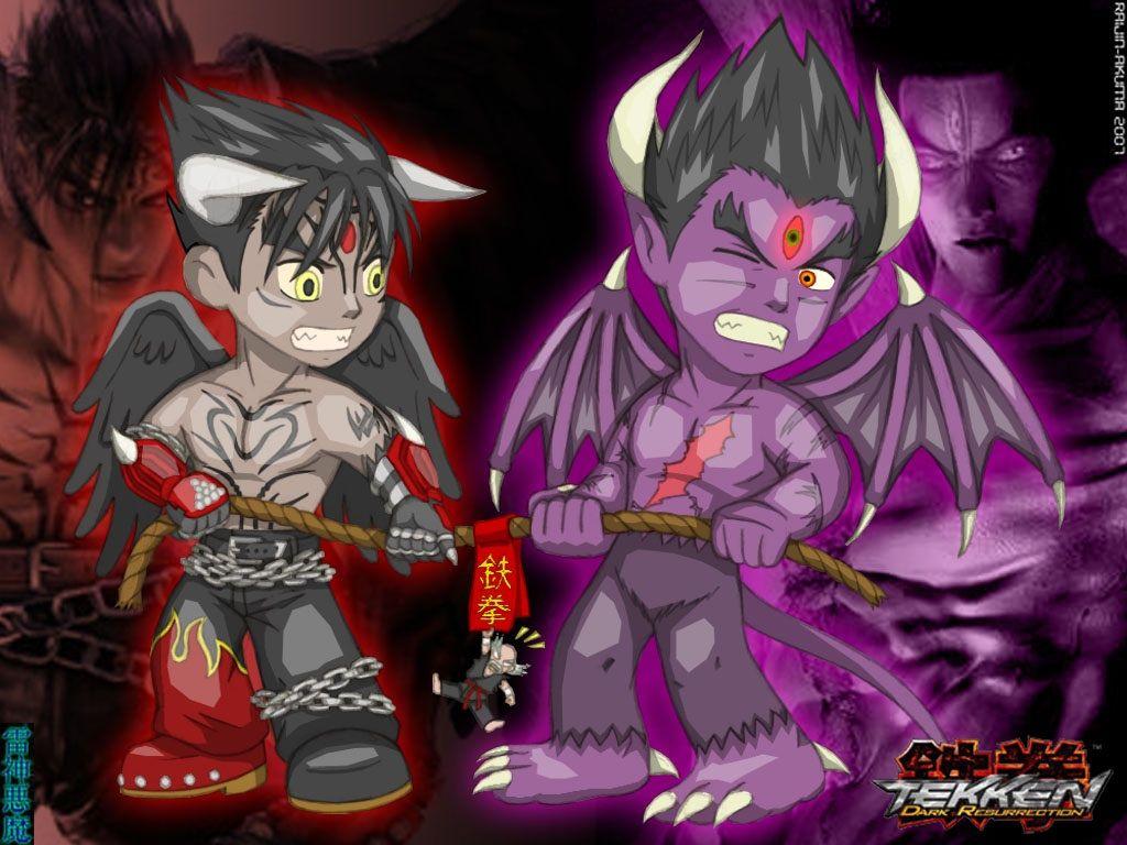 Tekken image Devil Jin vs Devil Kazuya HD wallpaper and background