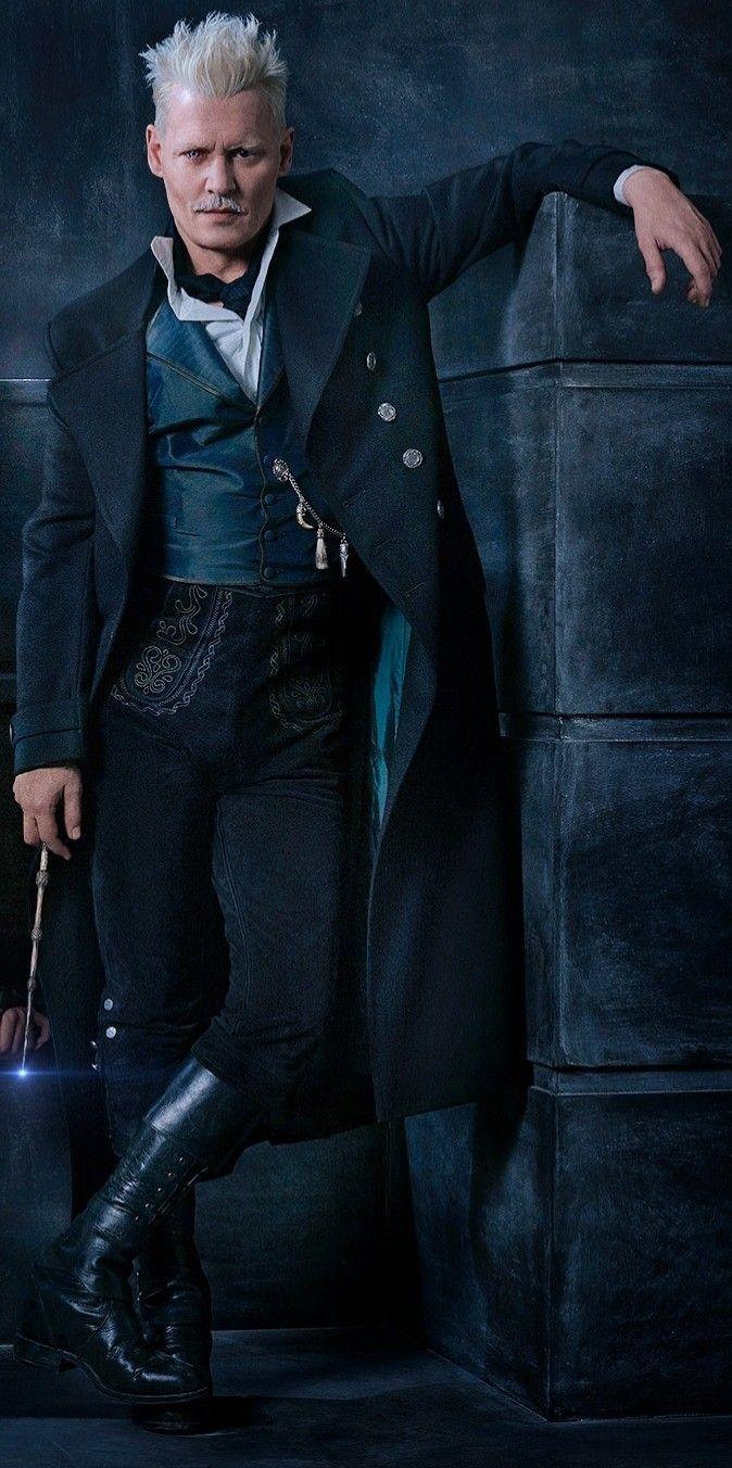 Johnny Depp as Gellert Grindelwald in Fantastic Beasts: The Crimes