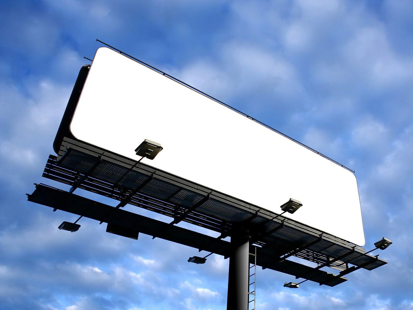 Blank billboard 15562 design material