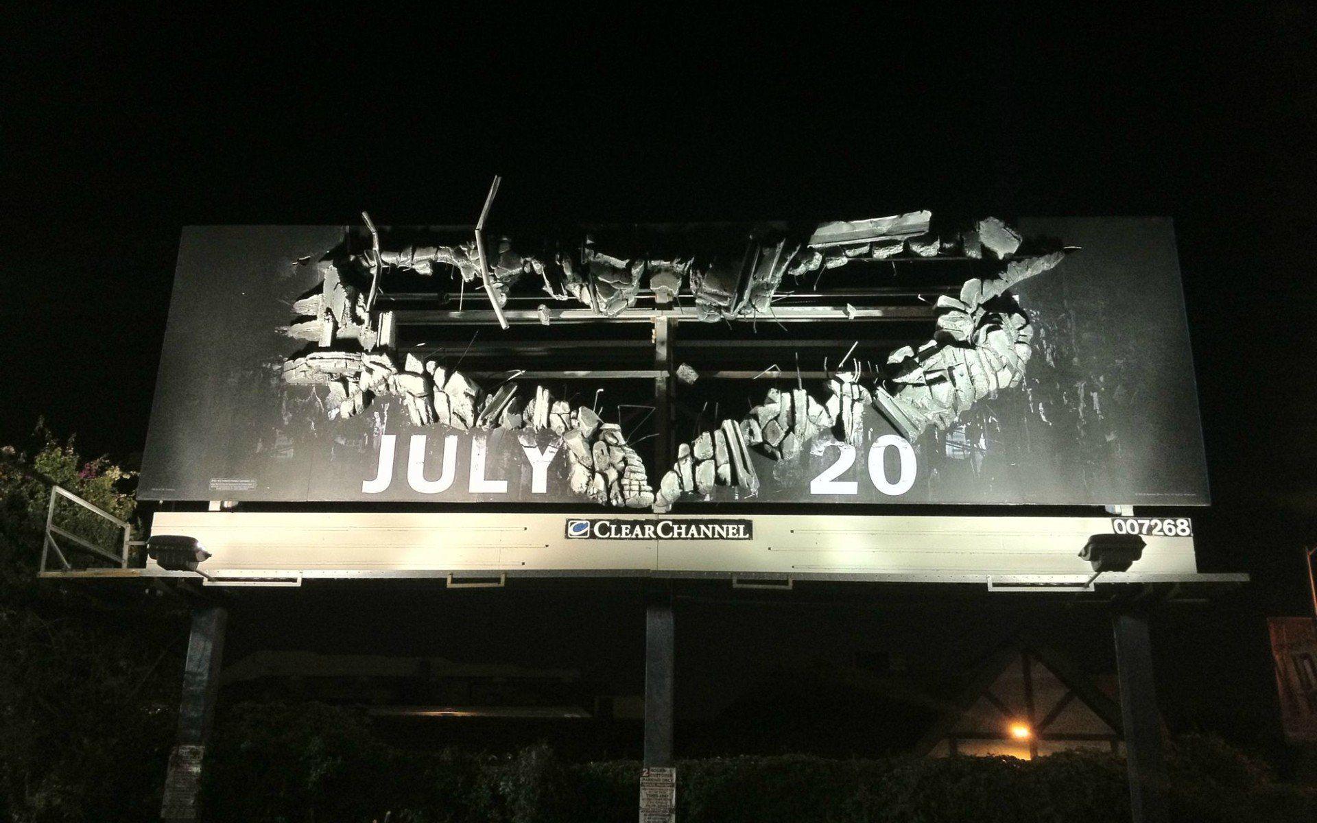 Batman Batman The Dark Knight Rises billboard wallpaperx1200