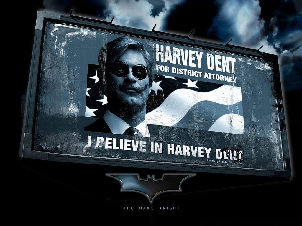 Harvey Dent Billboard Wallpaper 1024×768