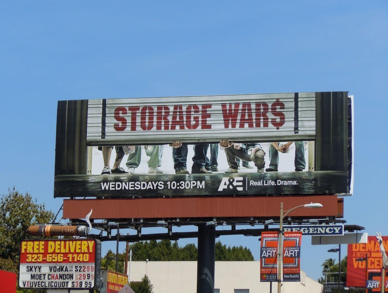 Daily Billboard: Storage Wars TV billboard. Advertising for Movies