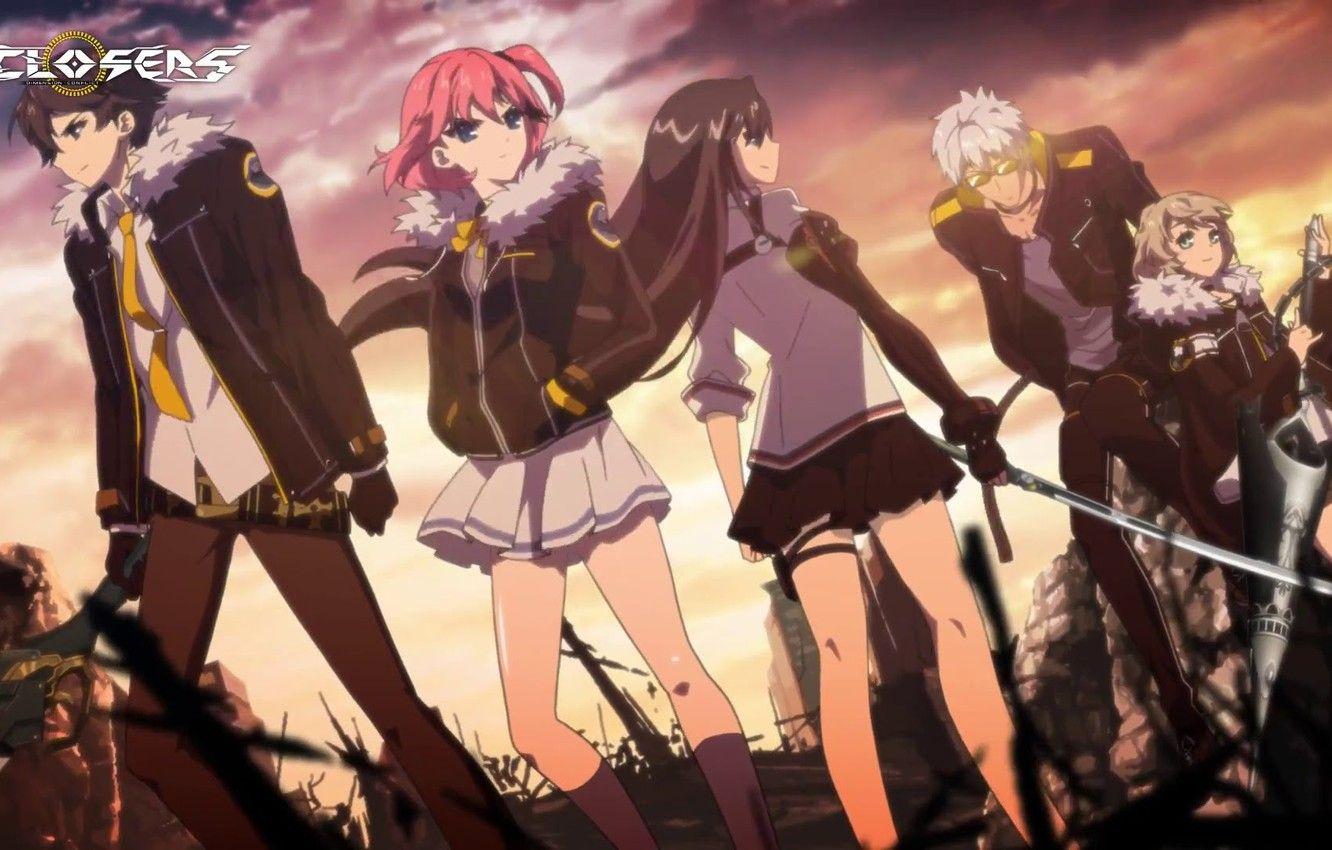 Wallpaper girls, The game, Anime, guys, action, MMO, slasher, Closers image for desktop, section игры