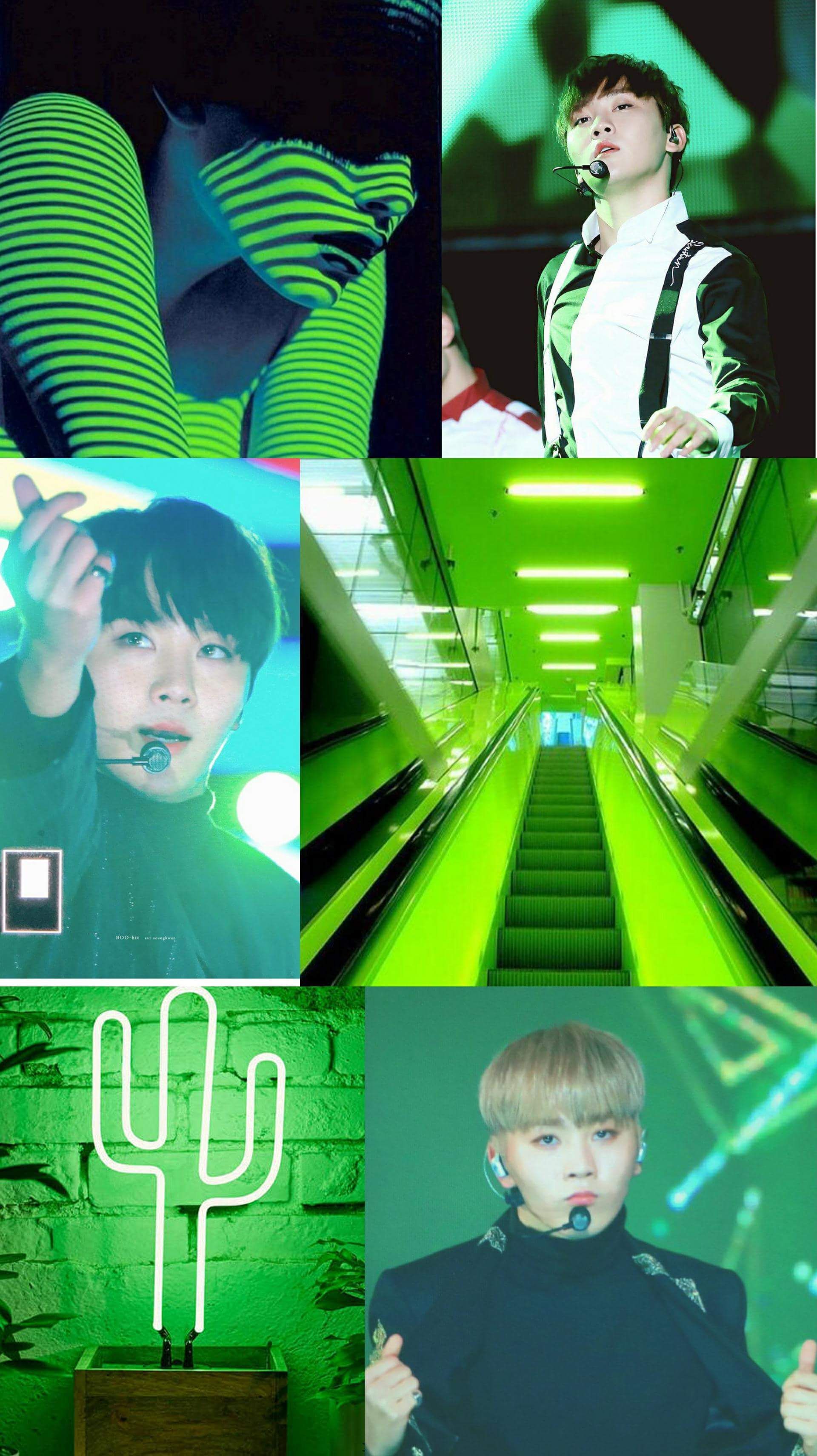 Seventeen #aesthetics #Seventeenaesthetics #green #Seungkwan. Kpop