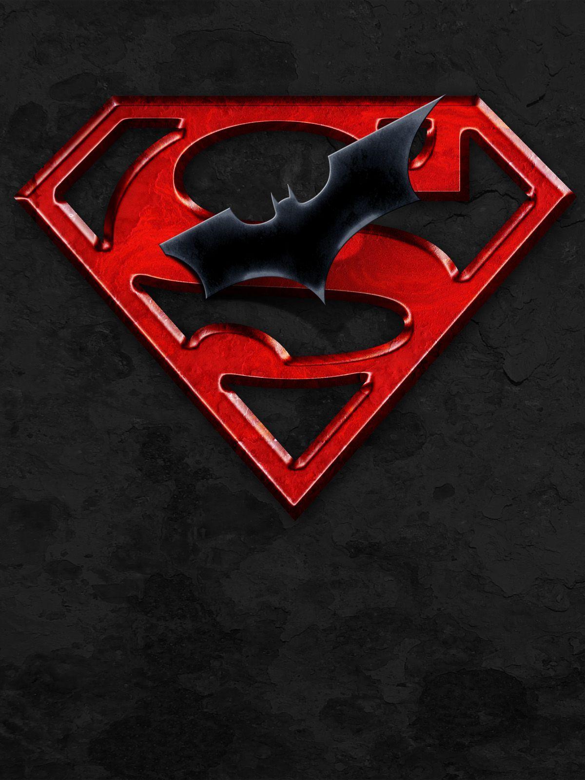 Black Superman Logo Wallpaper. Batman