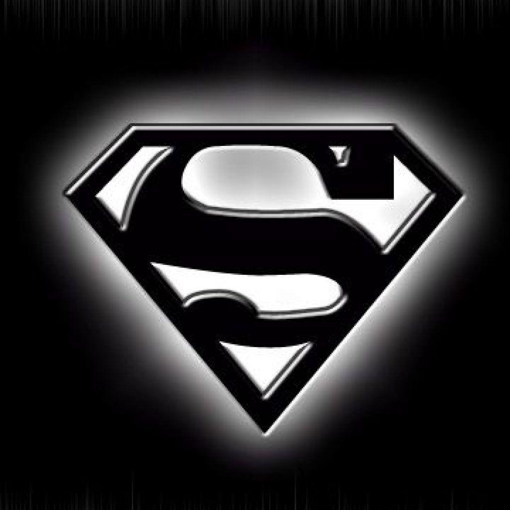 Black Superman Logo Vector HD Wallpaper For iPhone Is A Fantastic