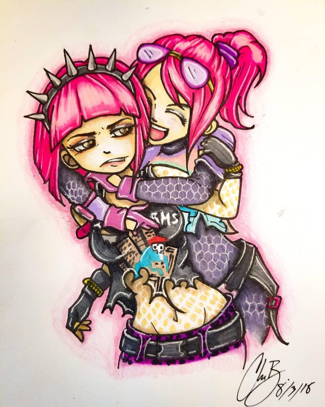 Drew up power chord and brite bomber from fortnite #tattoos