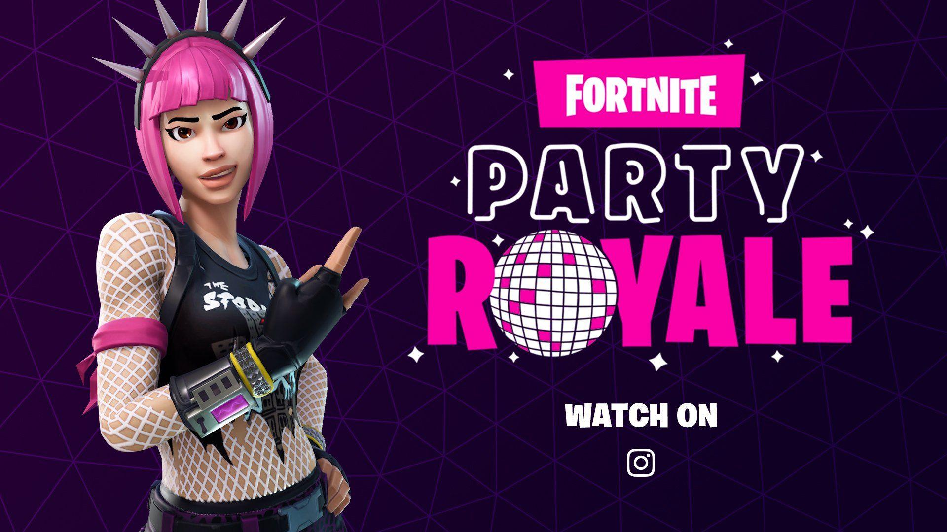 Fortnite are kicking off at the #PartyRoyale